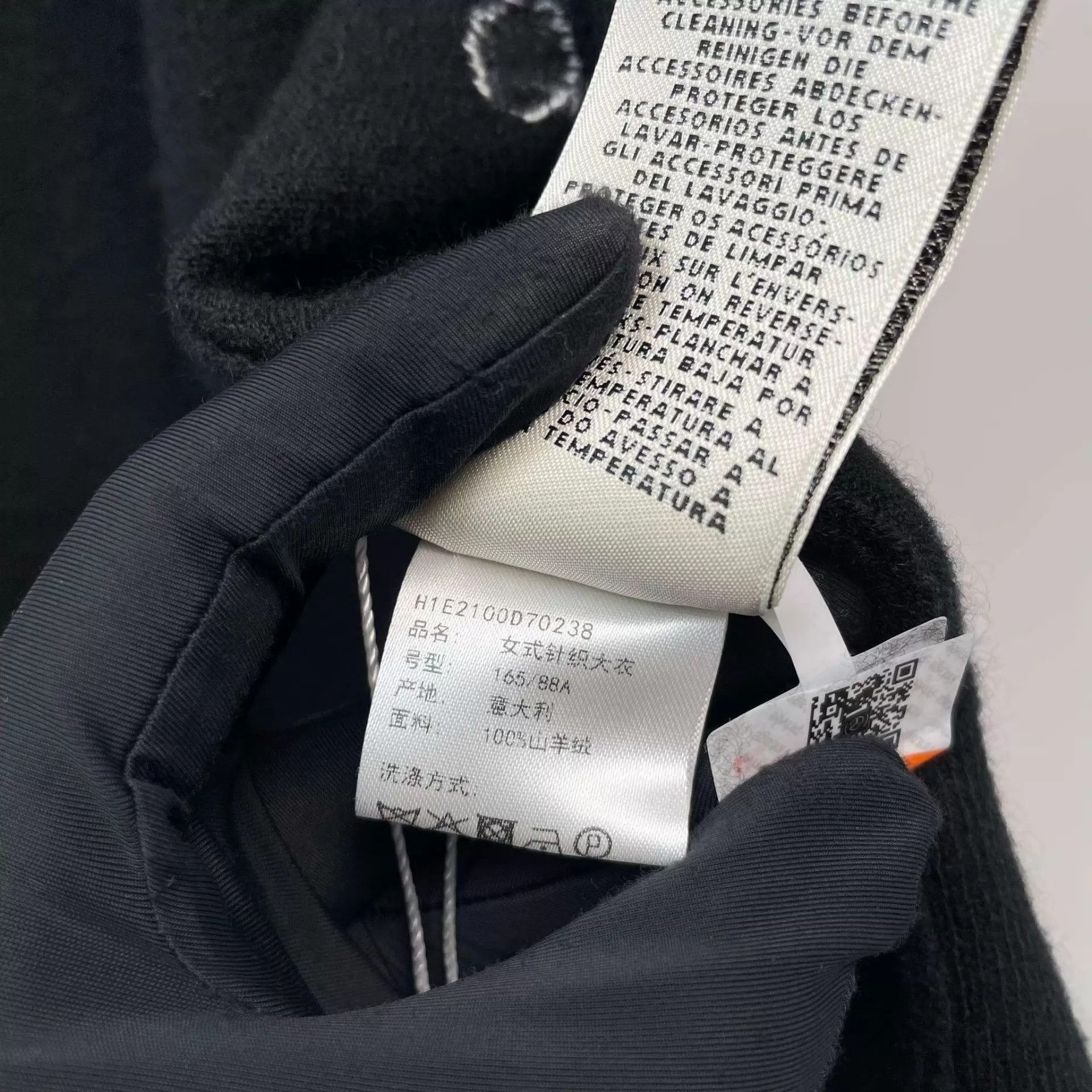 Hermes Hermès cashmere knit coat 38 black 95 New Size S / US 4 / IT 40 - 7 Thumbnail
