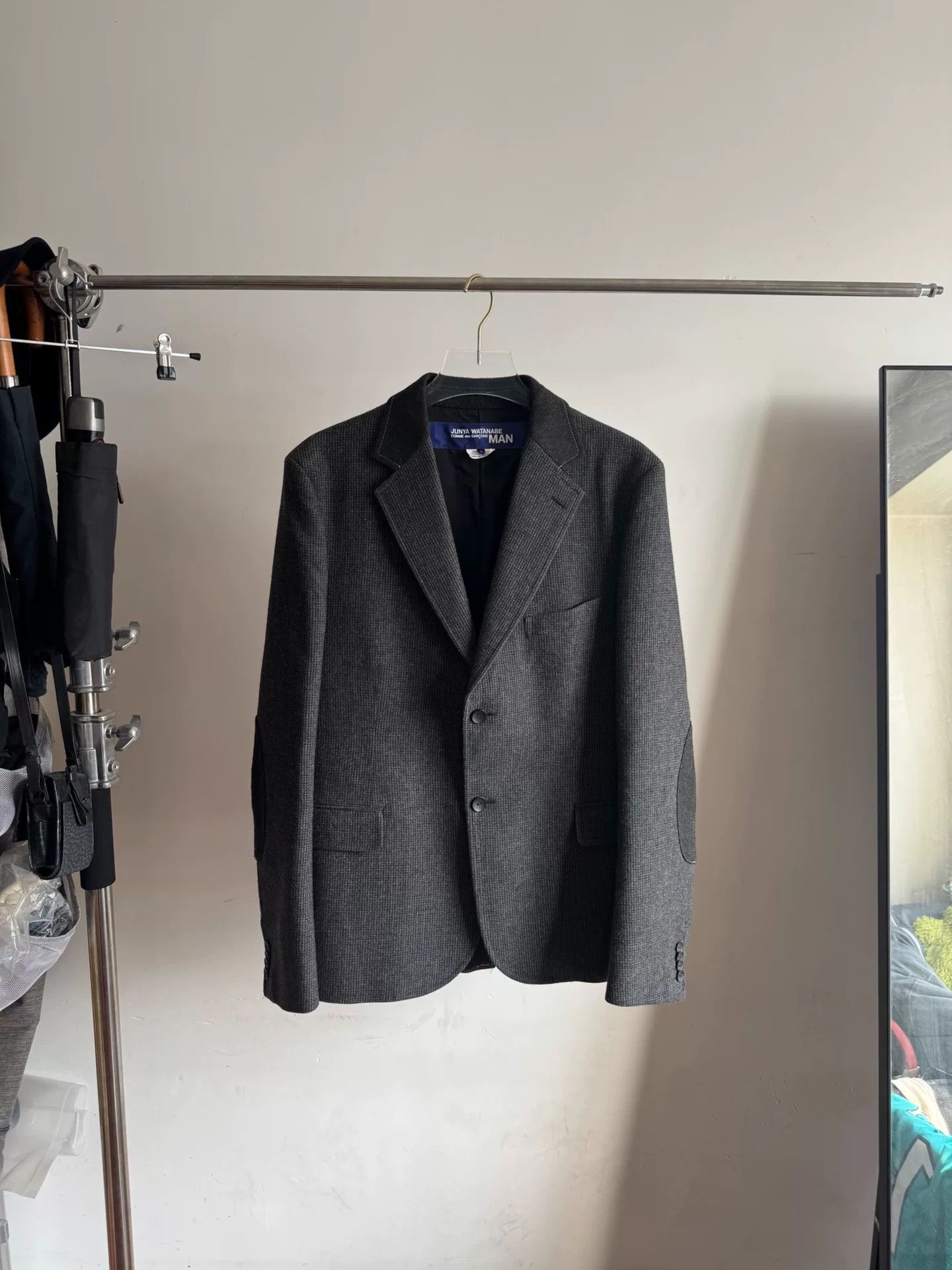 Junya Watanabe junya watanabe cdg houndstooth wool suit Size US L / EU 52-54 / 3 - 1 Thumbnail