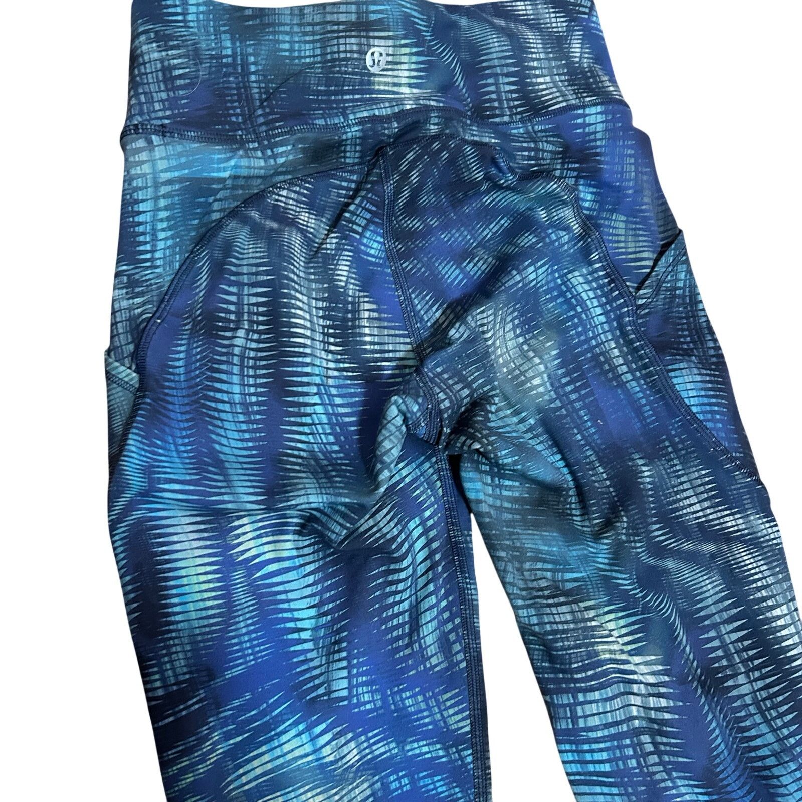 Lululemon Lululemon Wunder Train HR Pocket Legging Blue 4 Size 27" / US 4 / IT 40 - 12 Thumbnail