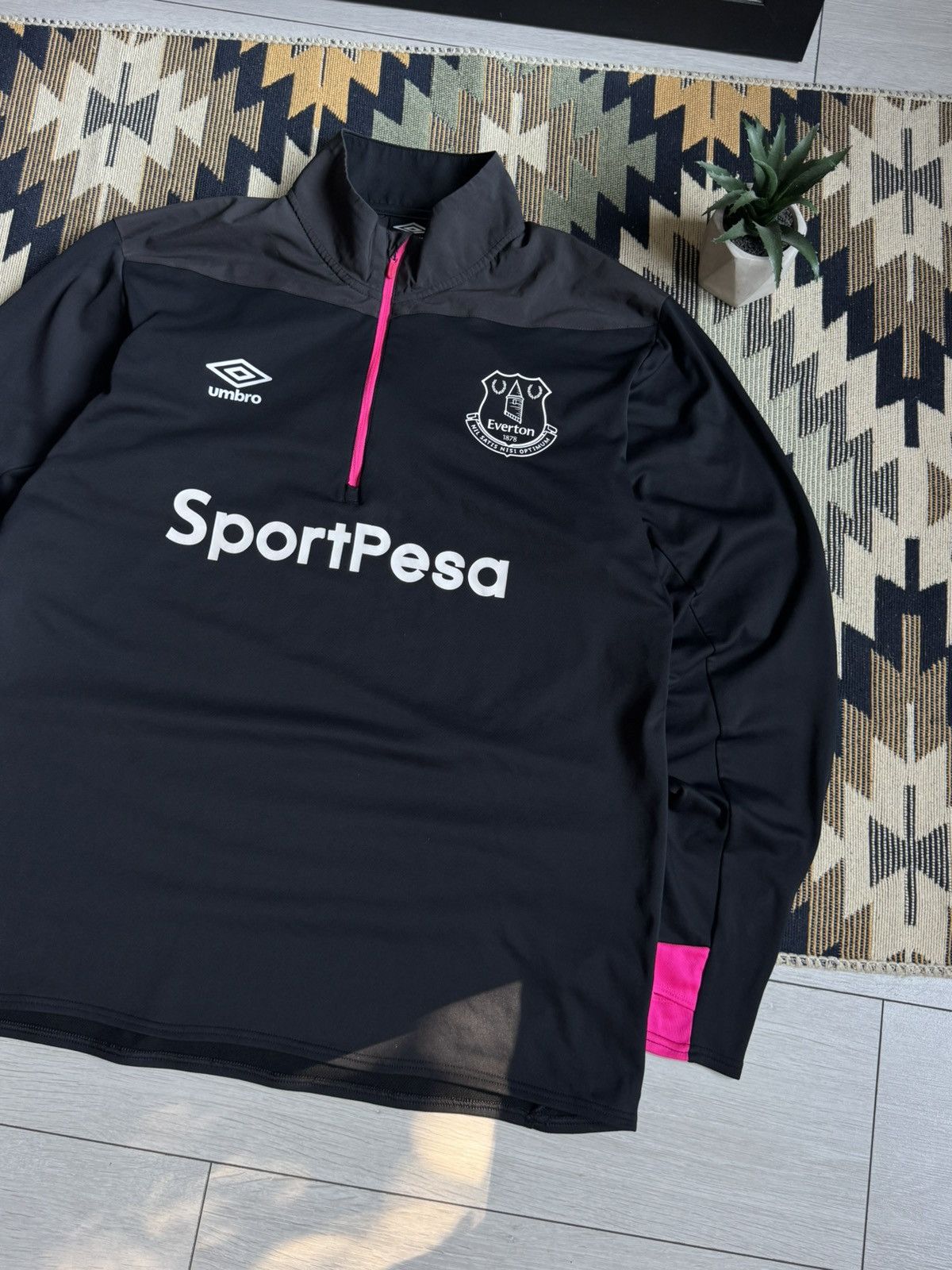 Umbro Umbro Everton 1/3 Zip Training Soccer Longsleve Size US XL / EU 56 / 4 - 3 Thumbnail