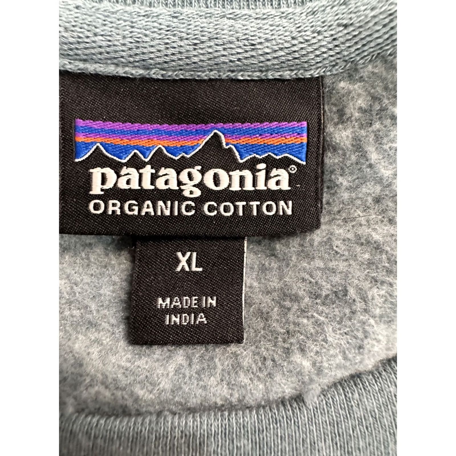 Patagonia Patagonia P-6 Logo Sweatshirt Men's XL Blue Organic Cotton Crewneck Pullover Size US XL / EU 56 / 4 - 4 Thumbnail