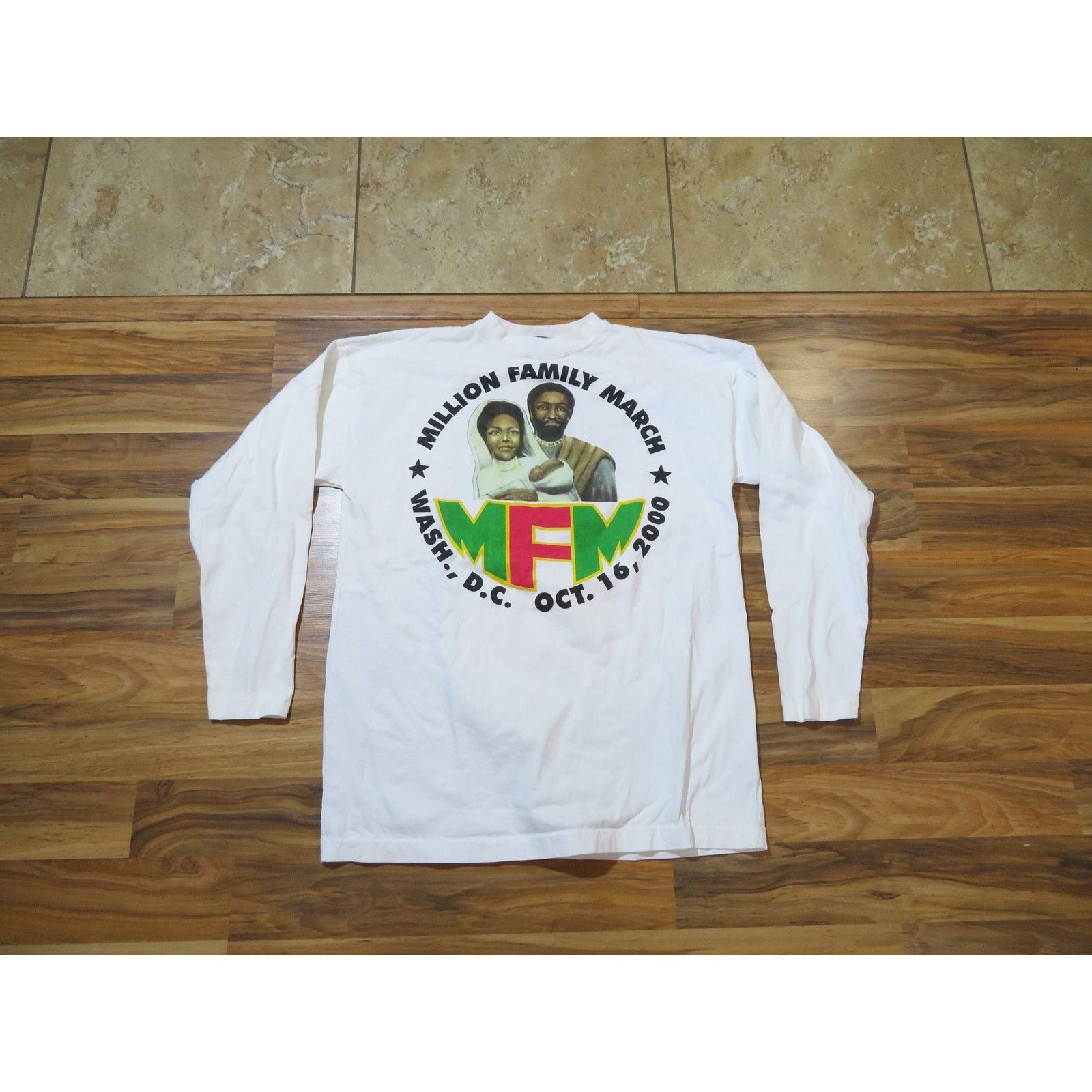 Other Million Family March T-Shirt, Religious Double Sided Sz XL Size US XL / EU 56 / 4 - 1 Thumbnail