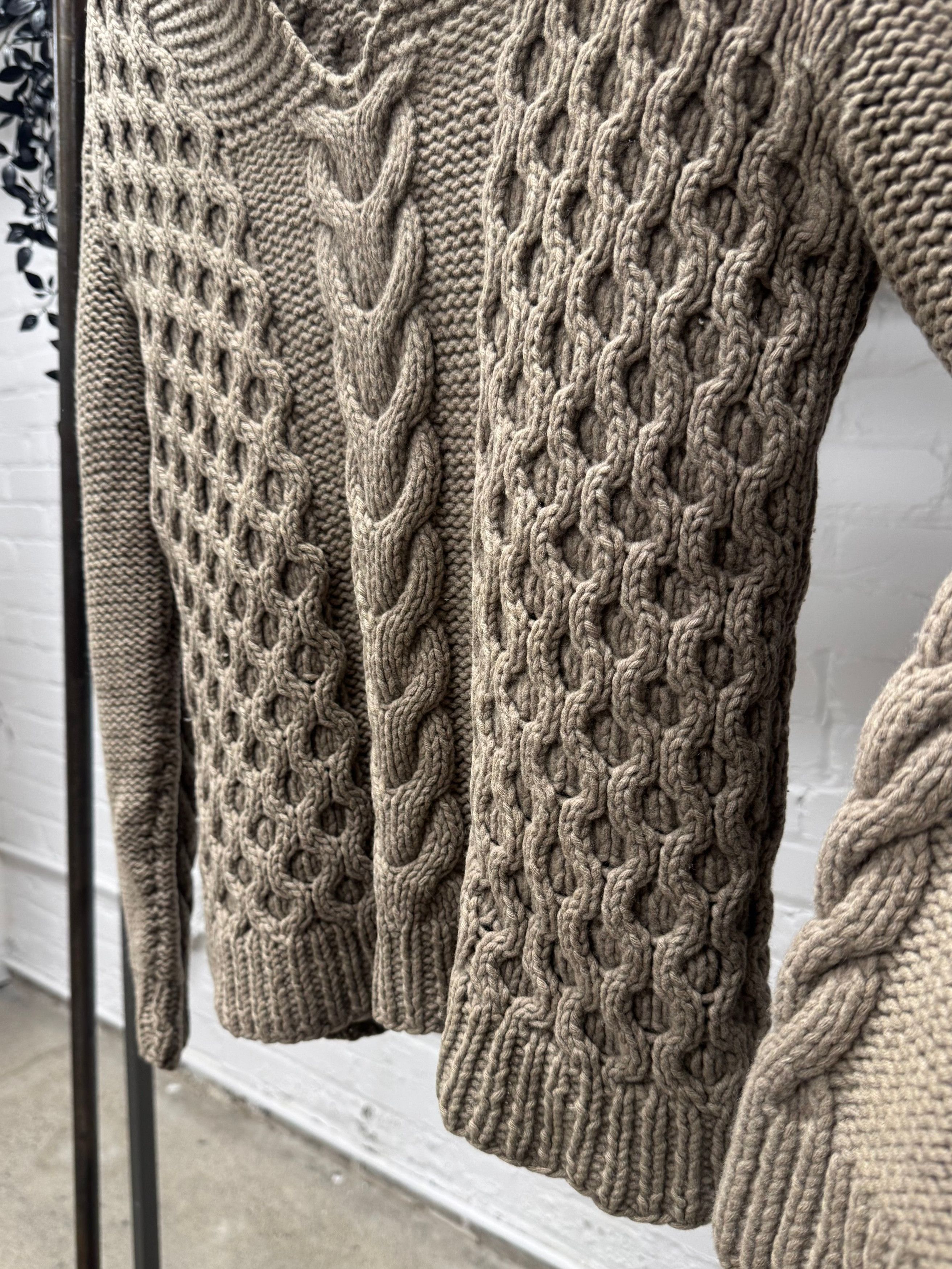 Maison Margiela AW2009 Maison Margiela Thick Cable ‘Aran’ Knit Sweater Size US M / EU 48-50 / 2 - 2 Thumbnail