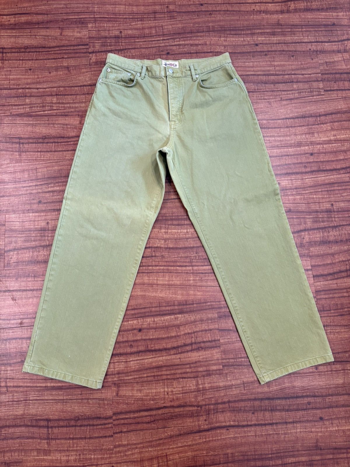 Stussy Floral Jacquard Big Ol' Jeans | Grailed