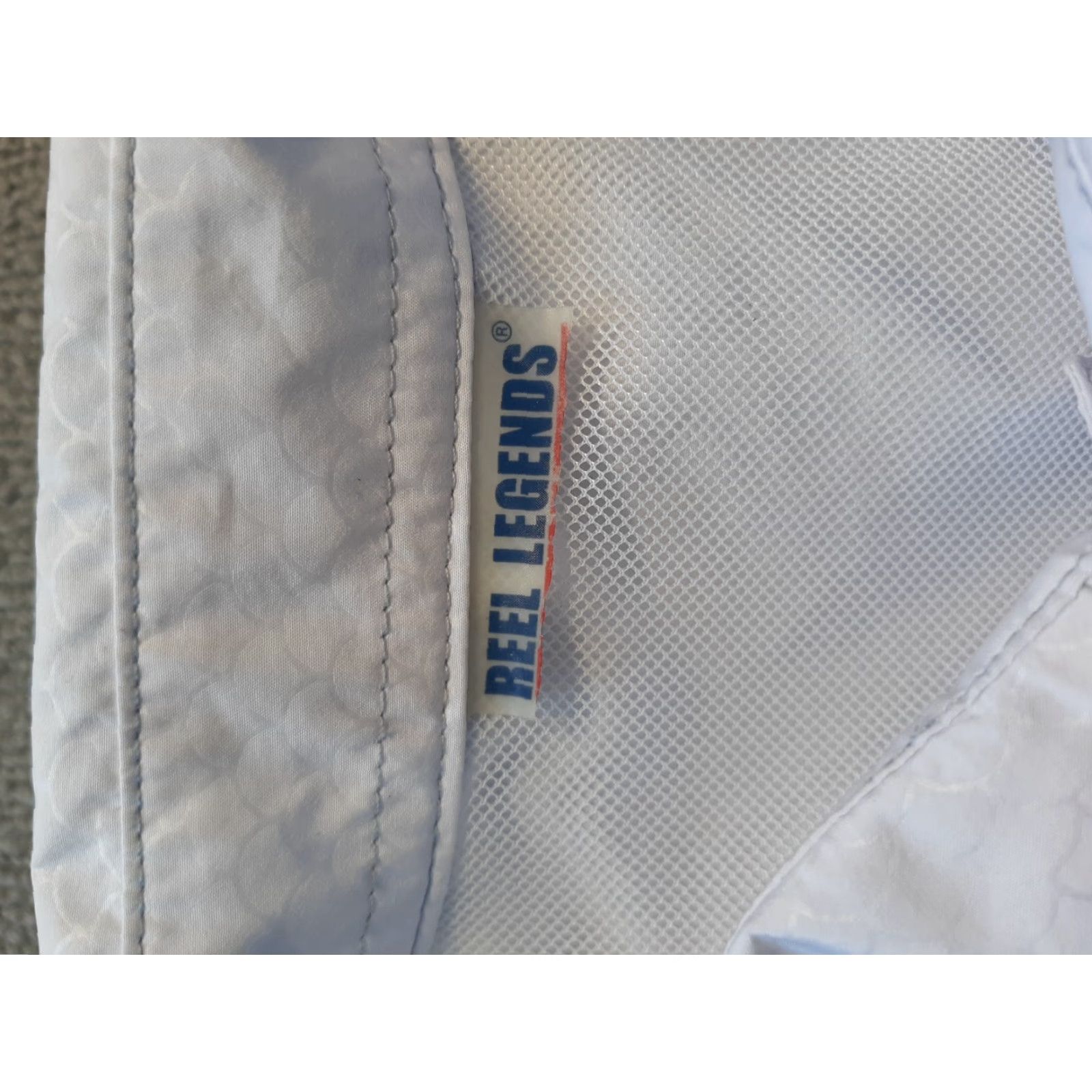 Vintage Reel Legends nylon Jacket Mens Button Up Long Sleeve White Size US M / EU 48-50 / 2 - 3 Thumbnail