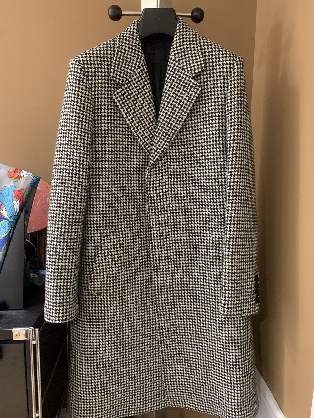 Celine Celine 2019FW Houndstooth Wool coat Size US M / EU 48-50 / 2 - 1 Thumbnail