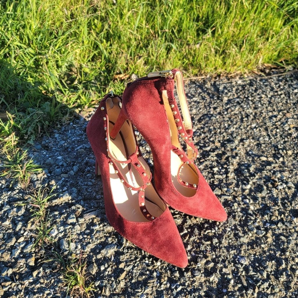Banana Republic Banana Republic Women's Burgundy and Red Courts Size US 9 / IT 39 - 5 Thumbnail