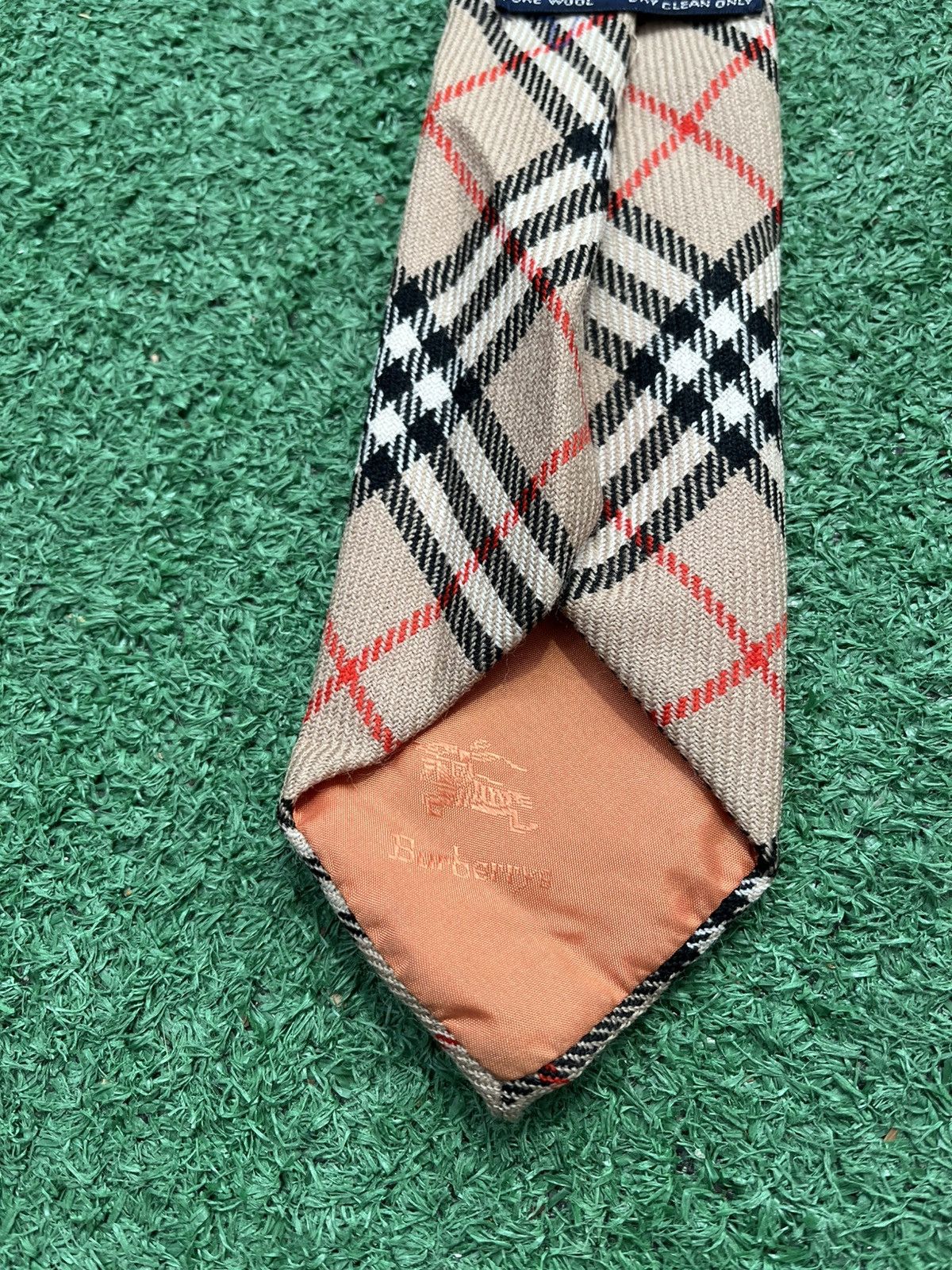 Burberry Burberry Wool Tie Vintage Size ONE SIZE - 4 Thumbnail