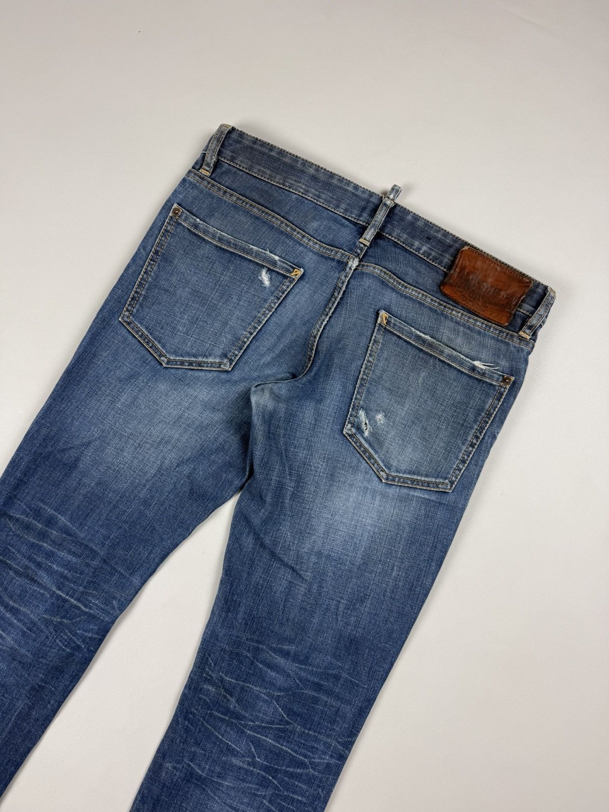 Dsquared2 Dsquared Men’s Distressed Denim Jeans Size 48 / M Size US 32 / EU 48 - 18 Thumbnail