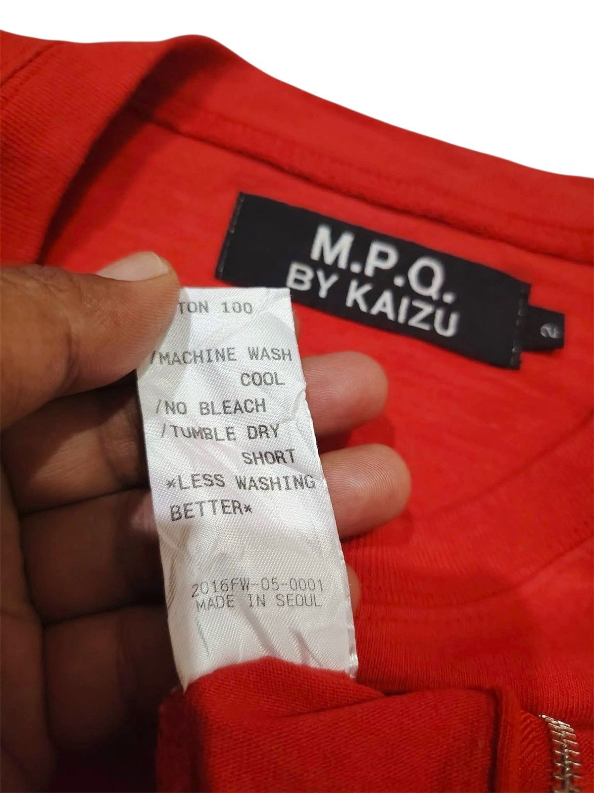 Japanese Brand × Vintage MPQ BY KAIZU RARE LONGSLEVE TSHIRT Size US M / EU 48-50 / 2 - 6 Thumbnail
