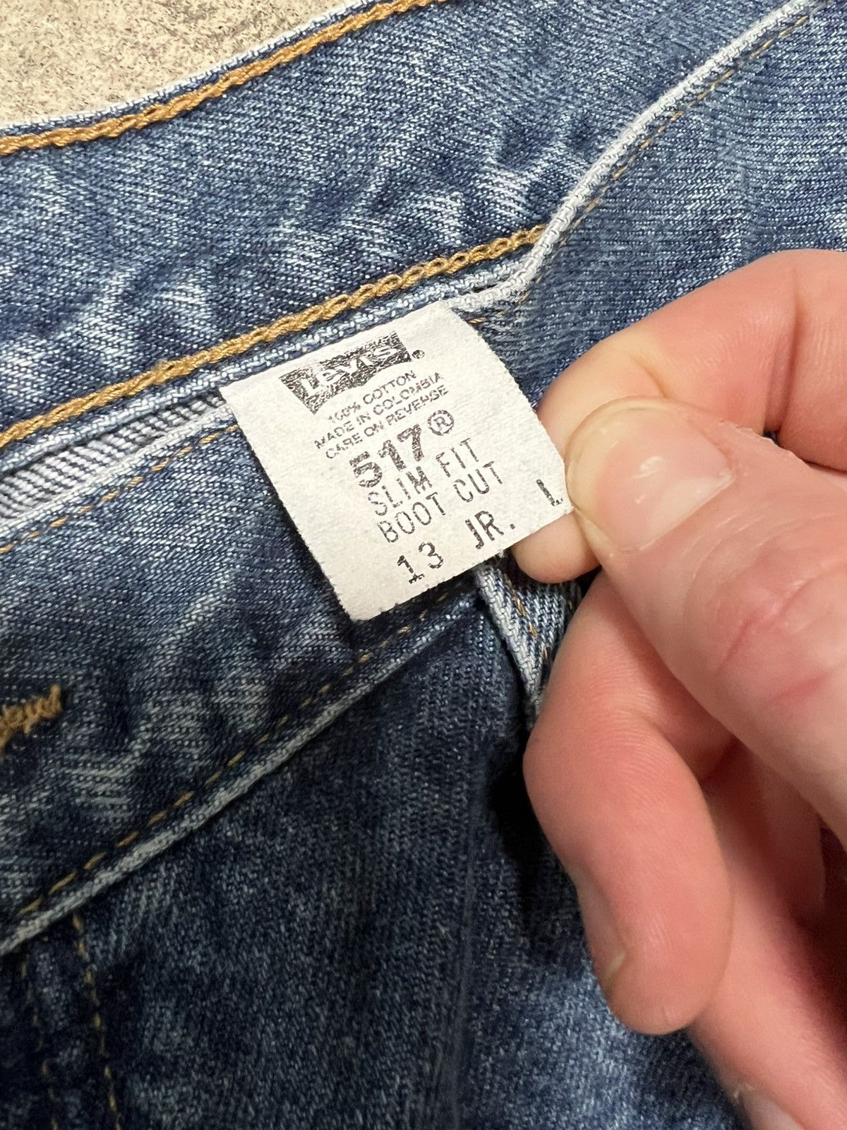 Levi's Vintage y2k 32x32 Levi’s boot cut paint splatter jeans Size US 32 / EU 48 - 4 Thumbnail
