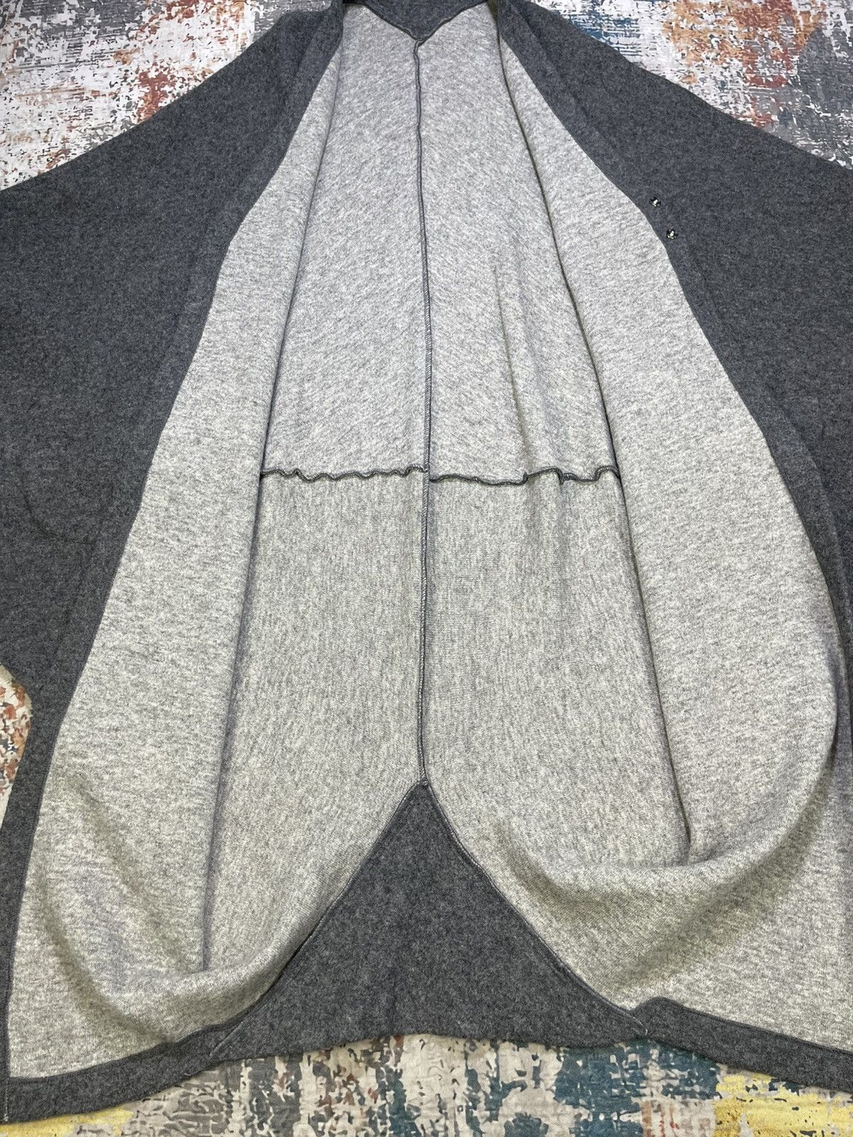 Limi Feu Limi Feu Open Front Wool Poncho Cape Cardigan Size S / US 4 / IT 40 - 10 Thumbnail