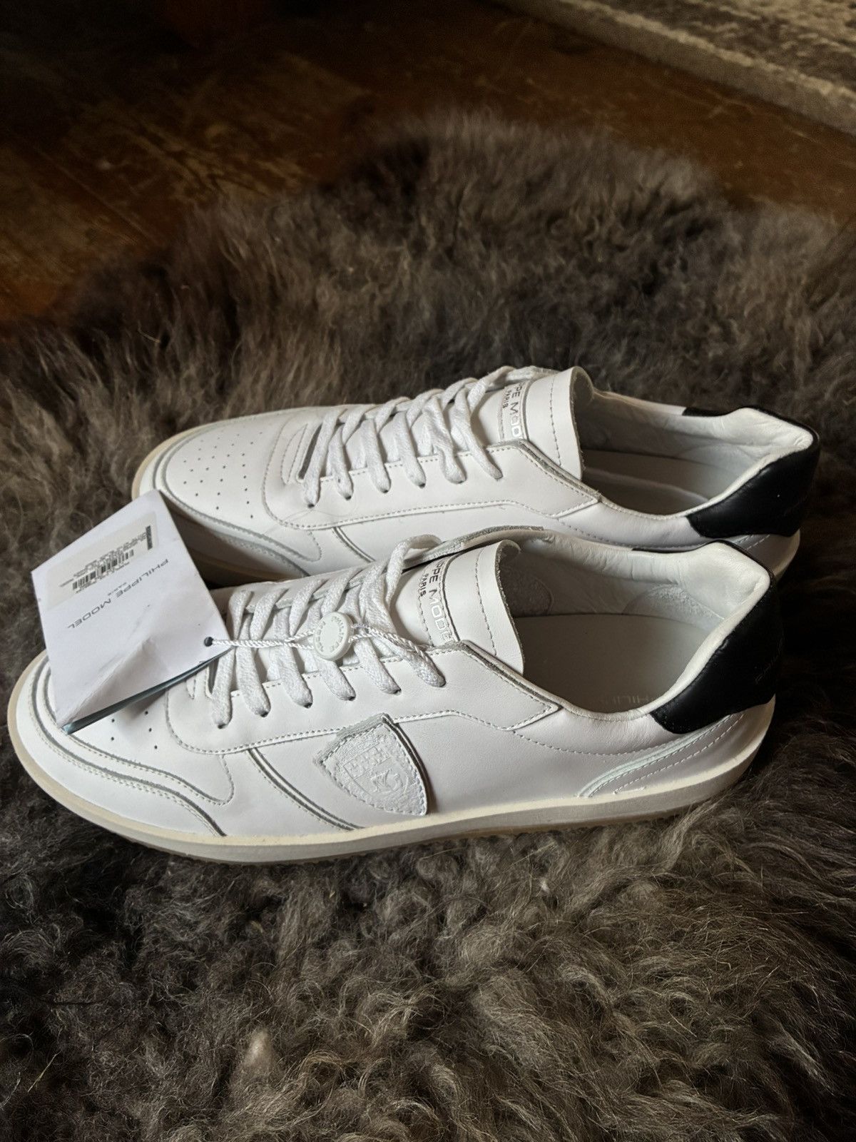 Philippe Model Philippe Model SS 24 Nice Low-Top Leather Sneakers Size US 12.5 / EU 45-46 - 2 Thumbnail