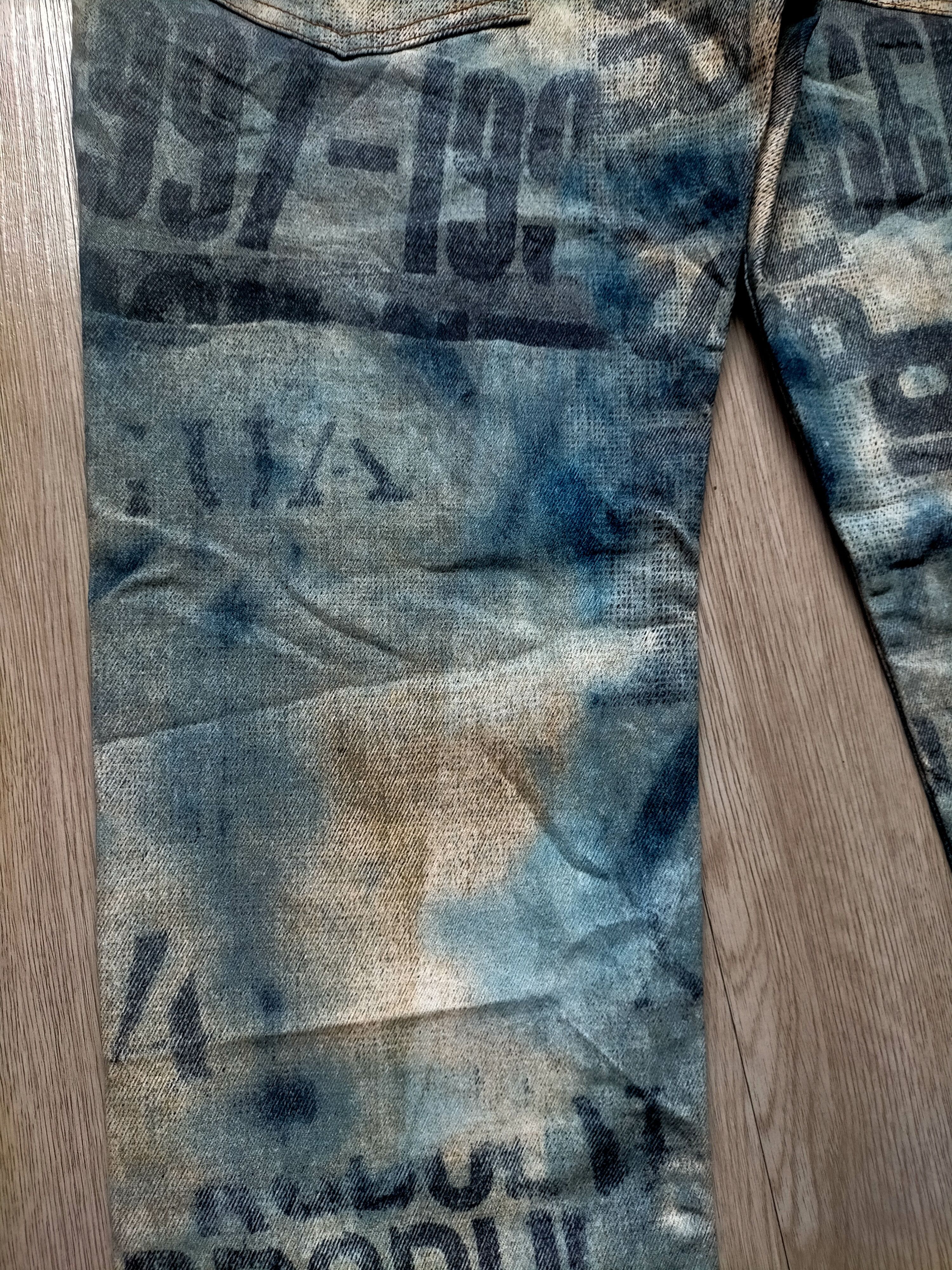 Le Grande Bleu (L.G.B.) ⚡Rare L.G.B x Beams Full Print denim pants Size US 30 / EU 46 - 14 Thumbnail