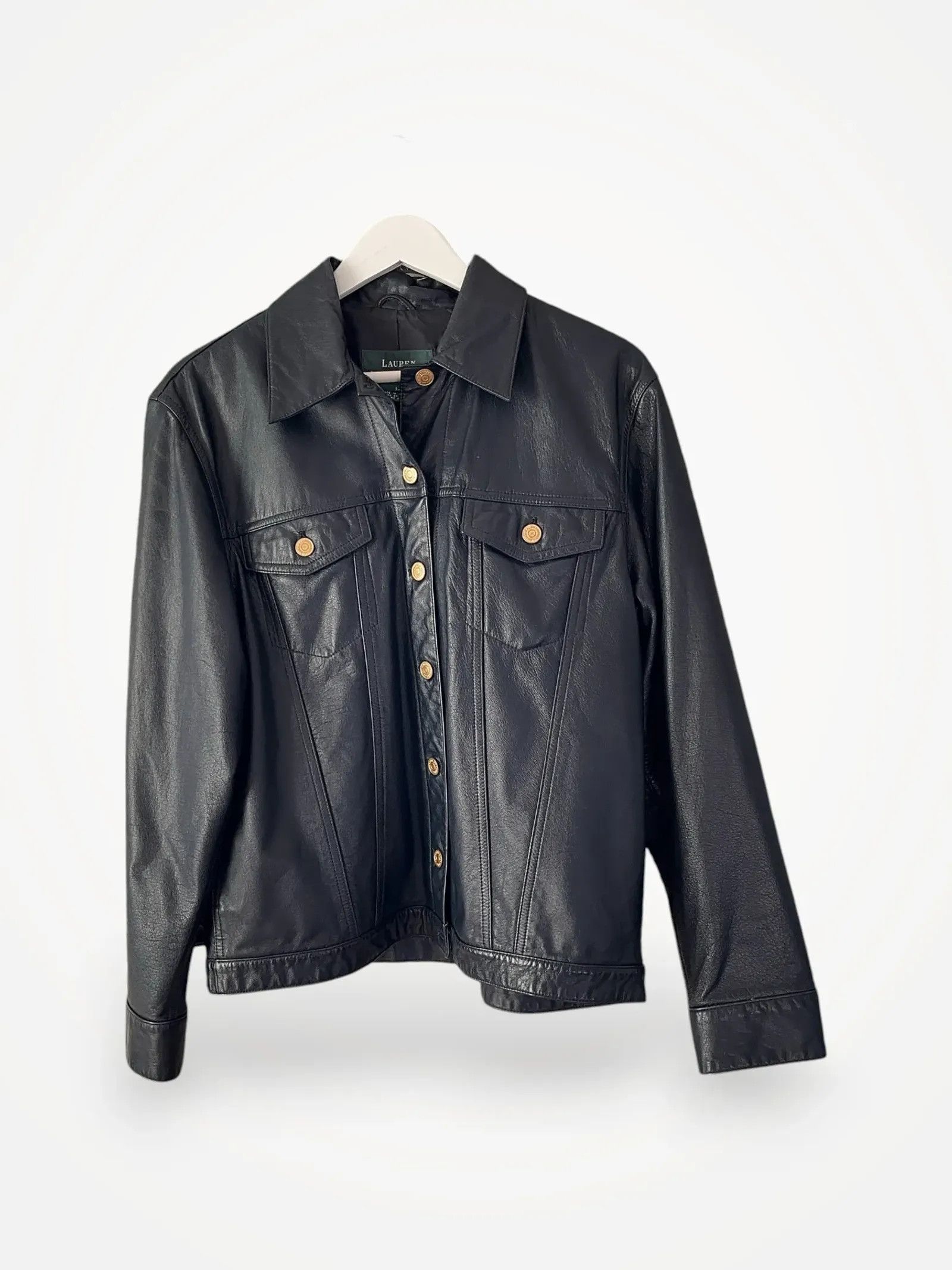 Ralph Lauren Ralph Lauren Leather Jacket Size L / US 10 / IT 46 - 1 Thumbnail
