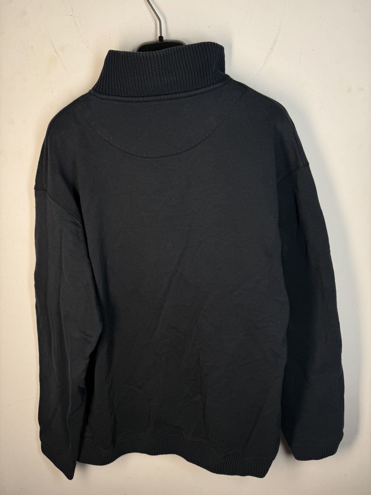 Yves Saint Laurent 90s YSL Sweatshirt 1/4 Quarter Zip Navy Sweater Vintage Size US XL / EU 56 / 4 - 13 Thumbnail