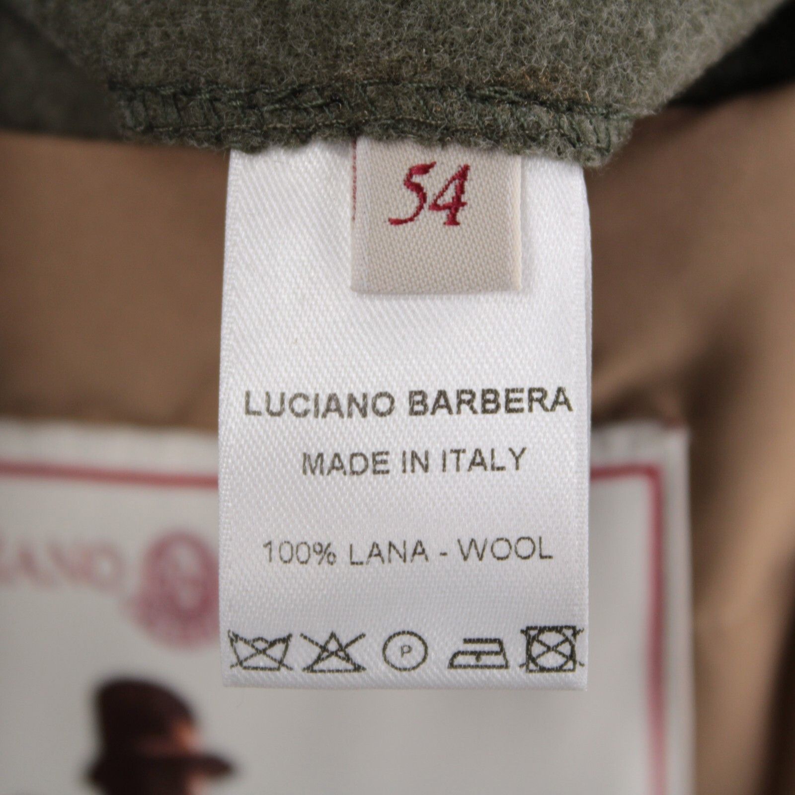 Luciano Barbera Luciano Barbera Jacket Size XL US In Green Wool Size US XL / EU 56 / 4 - 8 Thumbnail