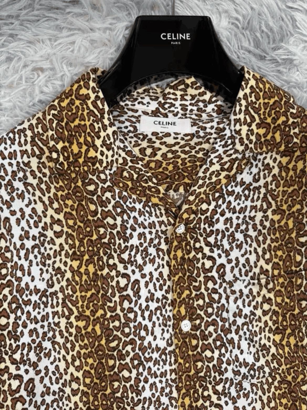 Celine Celine Sz 39 Celine 23SS Leopard Hawaii Shirt-2506 Size US M / EU 48-50 / 2 - 4 Thumbnail