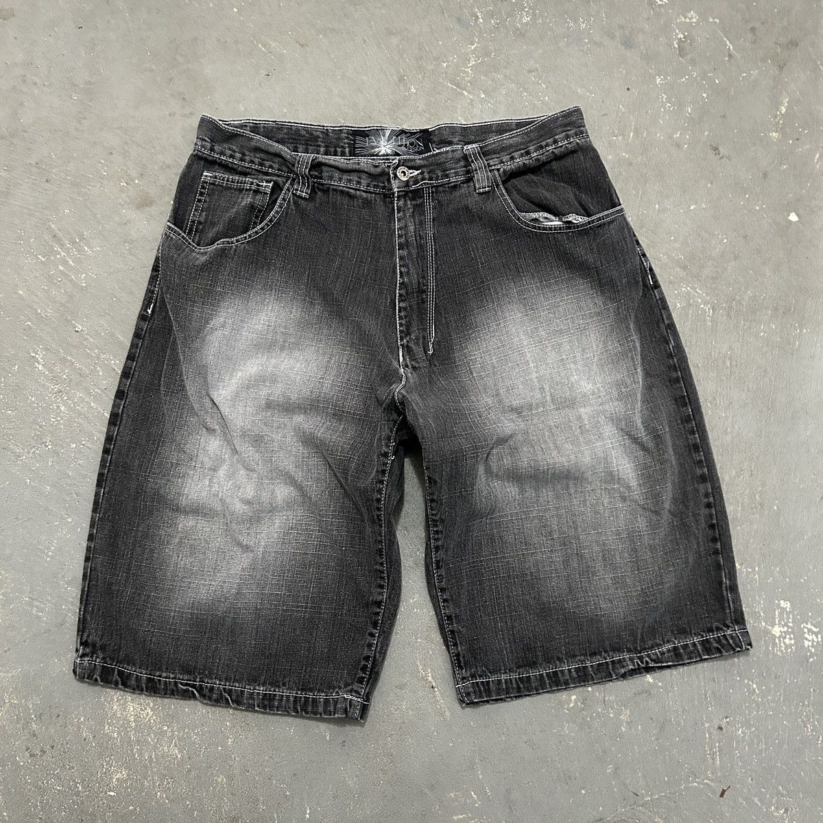 Vintage Crazy Vintage Y2k South Pole Style Faded Black Jorts Shorts Grailed