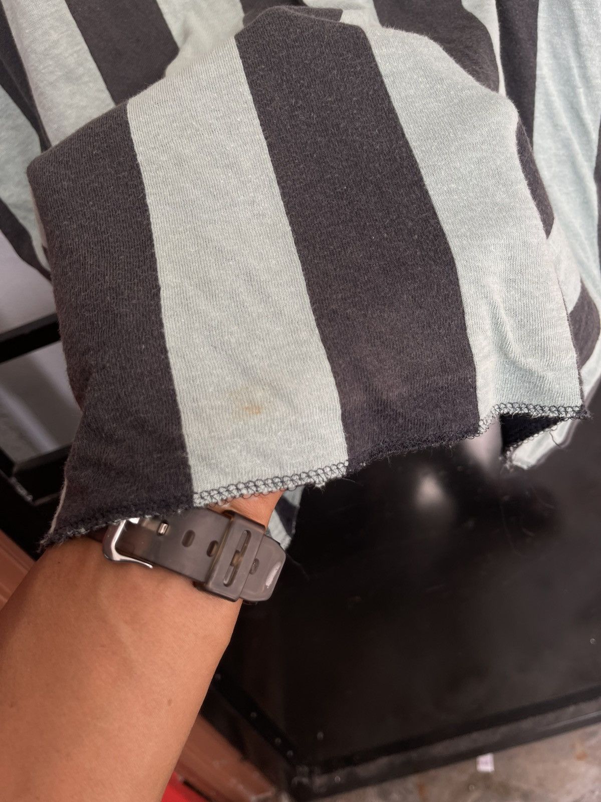 Issey Miyake × Vintage Vintage Issey Miyake Double Layer Cotton T Shirts Size US M / EU 48-50 / 2 - 8 Thumbnail