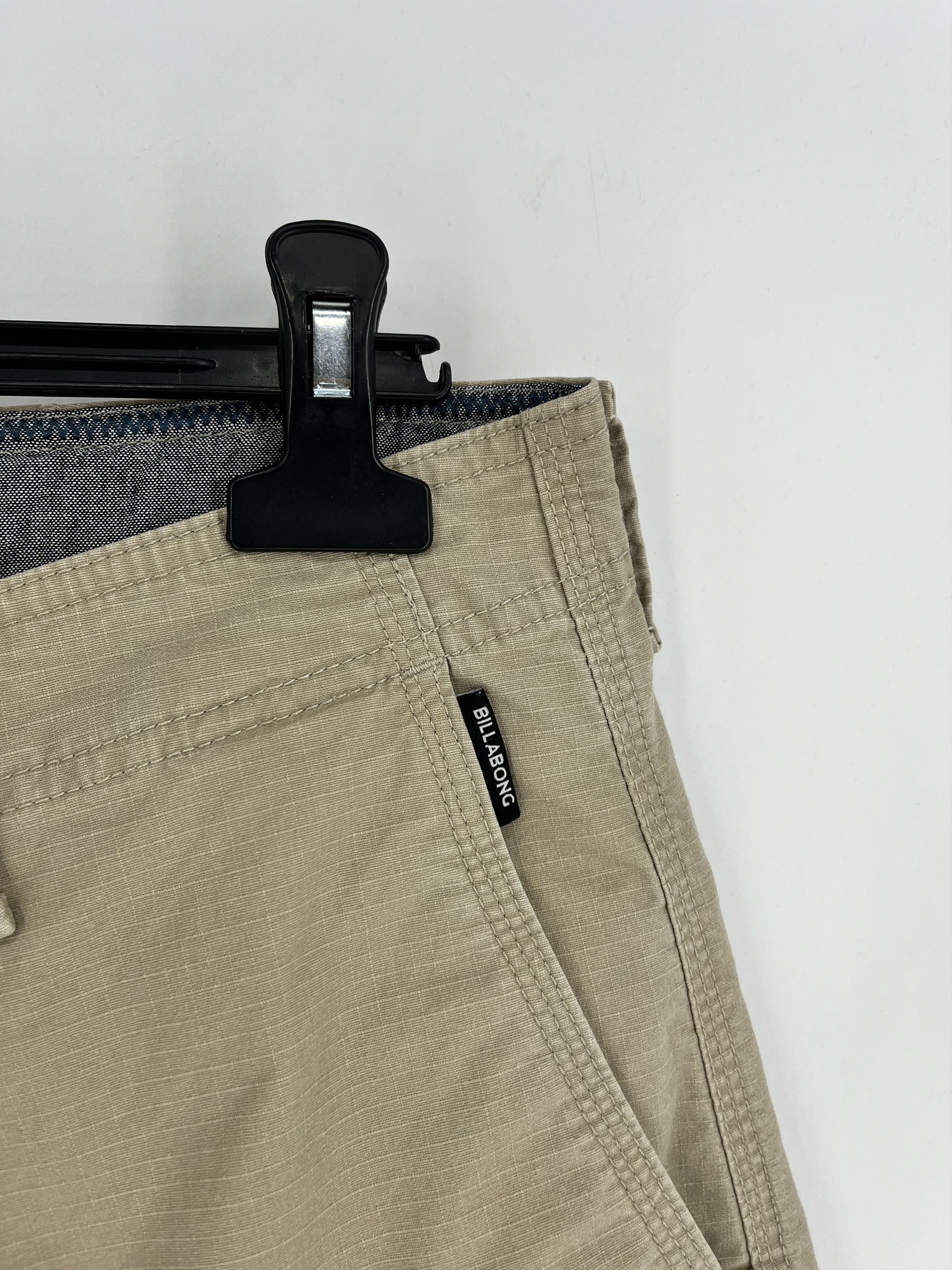 Billabong × Vintage Crazy Vintage Y2K Billabong Cargo Shorts Baggy Skater Grunge Size US 33 - 5 Thumbnail