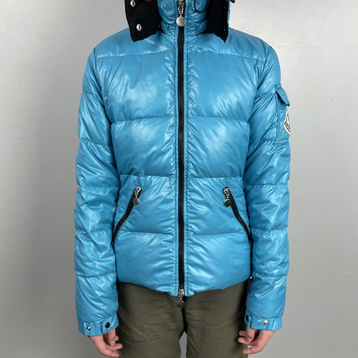 Moncler Vintage Moncler Puffer Jacket big patch Logo size 1 Size S / US 4 / IT 40 - 2 Thumbnail