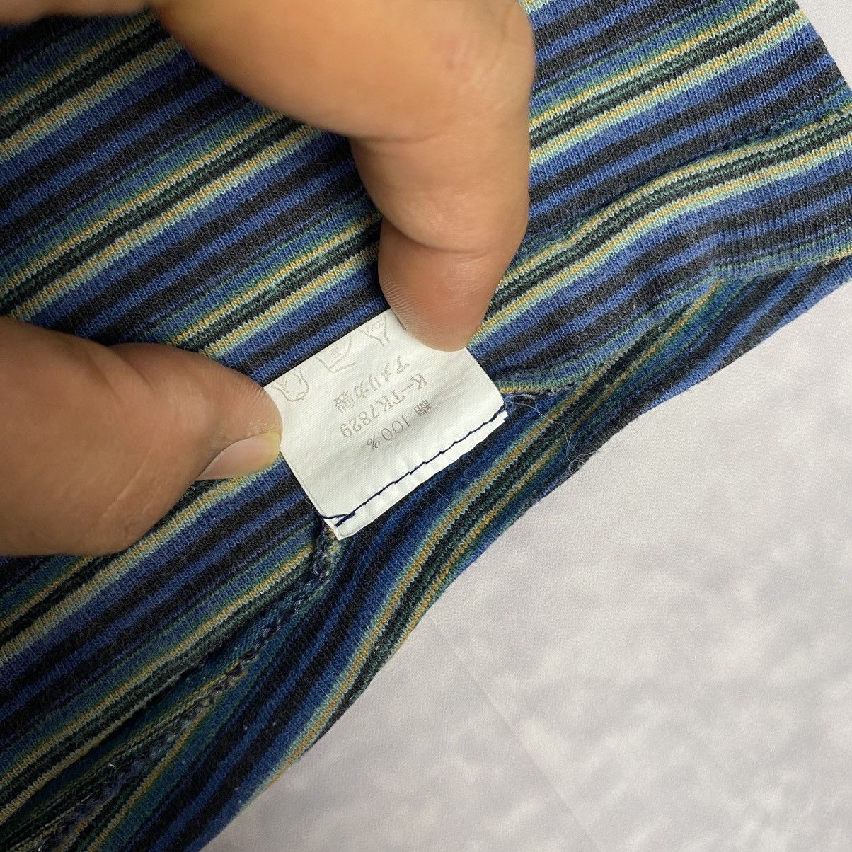 Hang Ten × Vintage Vintage stripe Hang Ten Tshirt Size US XXL / EU 58 / 5 - 7 Thumbnail