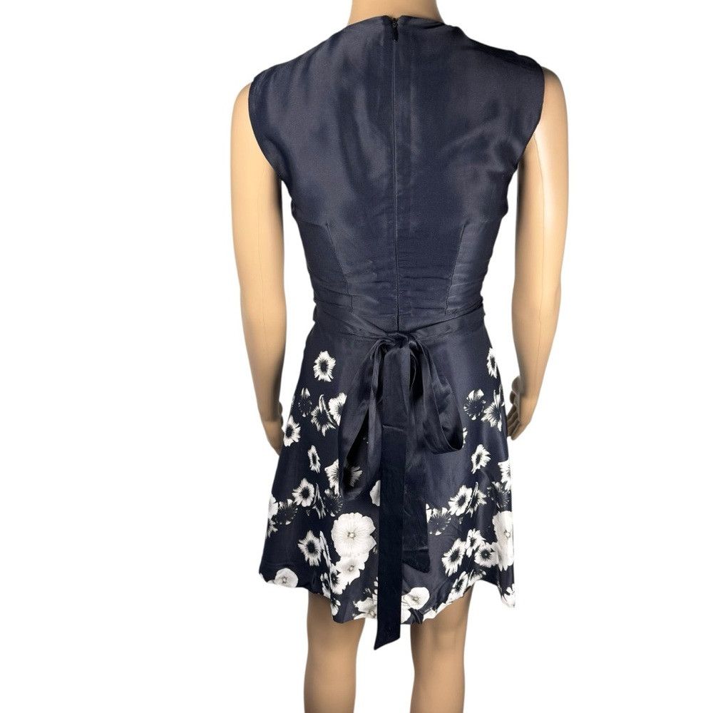 Other LOVER Black Floral Cutout Viscose Sleeveless Mini Dress Siz Size XS / US 0-2 / IT 36-38 - 4 Thumbnail