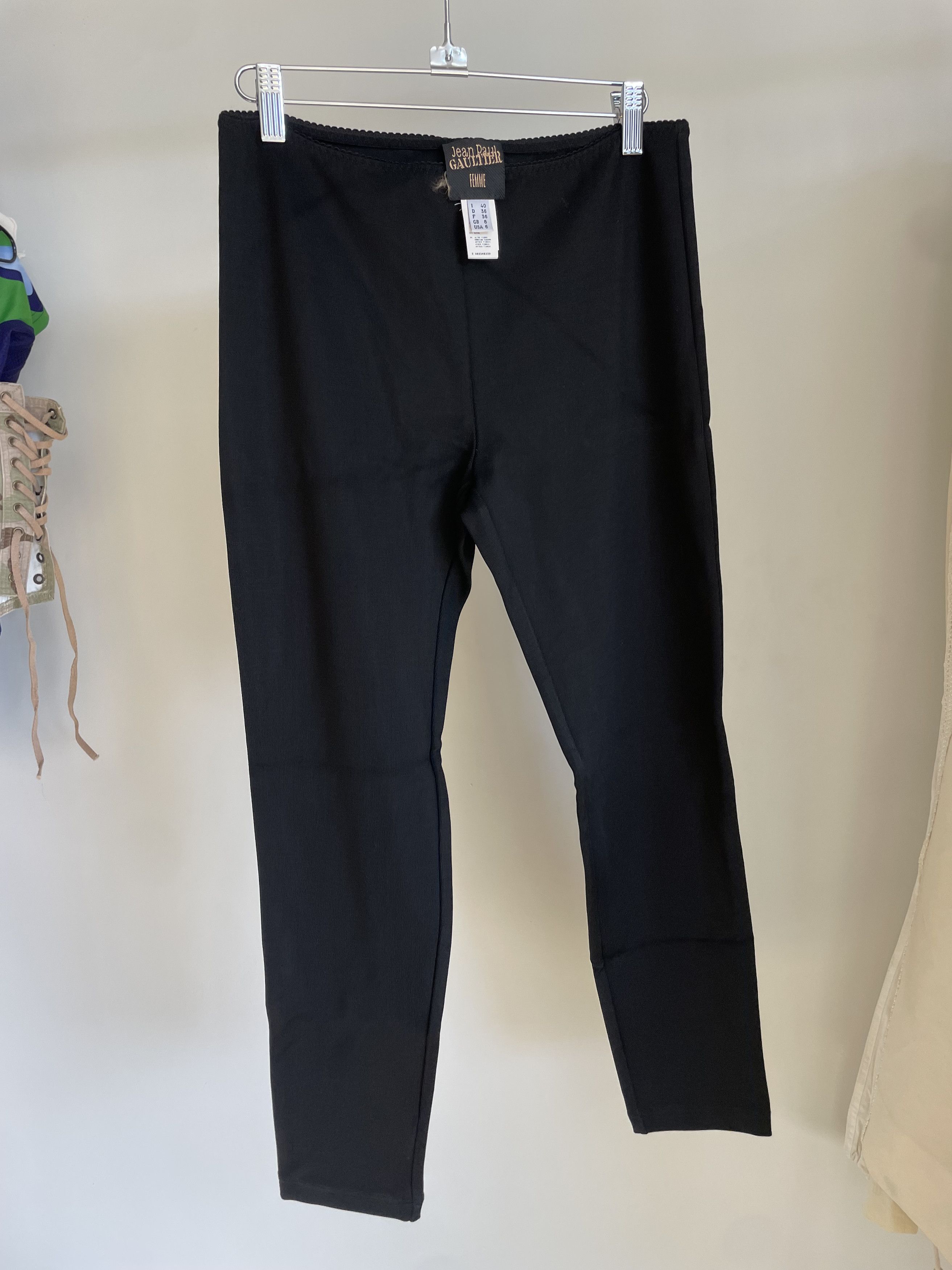 Jean Paul Gaultier Jean Paul Gaultier Black Pants Size 28" / US 6 / IT 42 - 1 Thumbnail