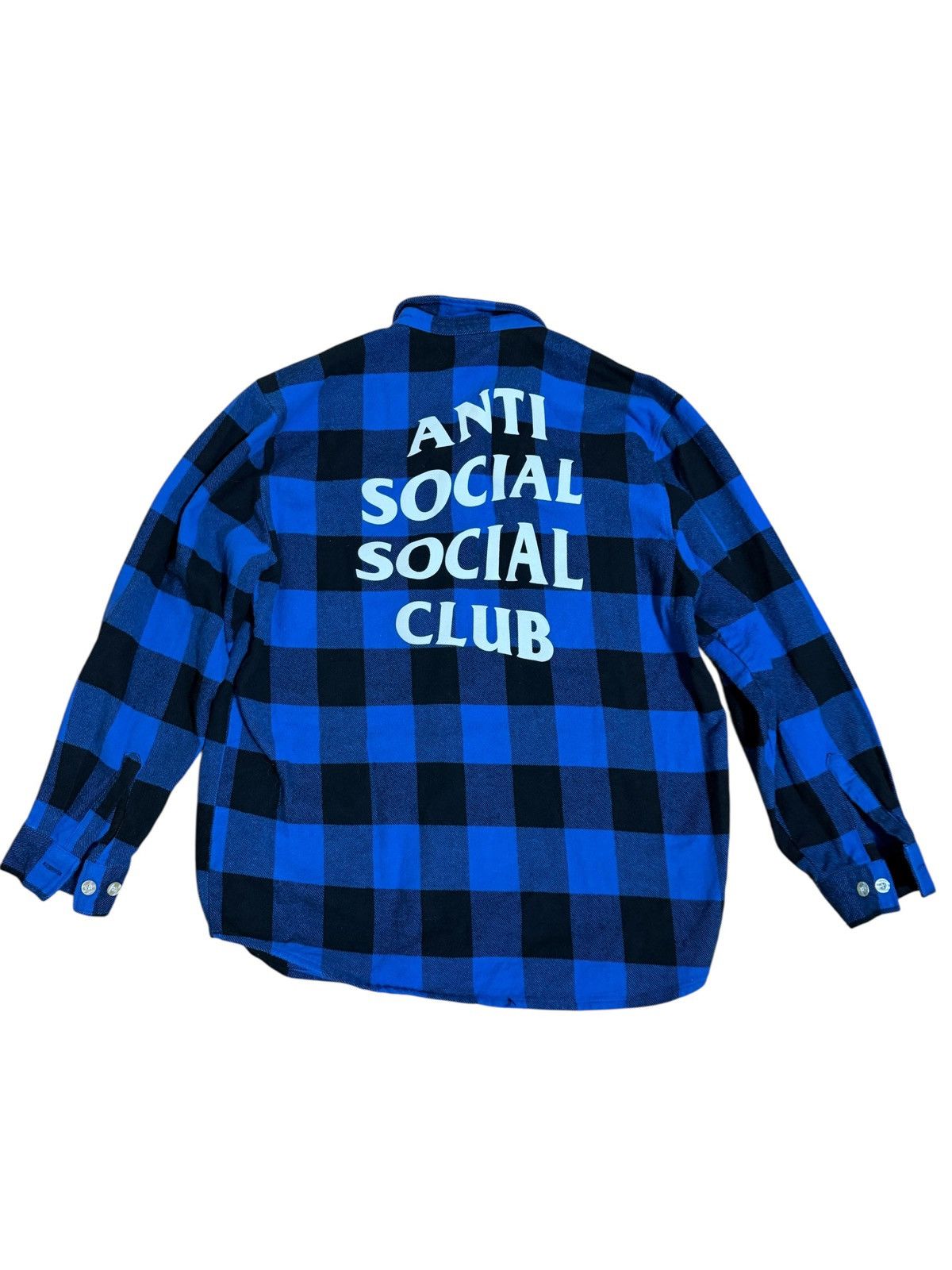 Anti Social Social Club 🔥Anti Social Social Club Kkoch Flannel Shirt/Anti Social Size US XL / EU 56 / 4 - 2 Thumbnail