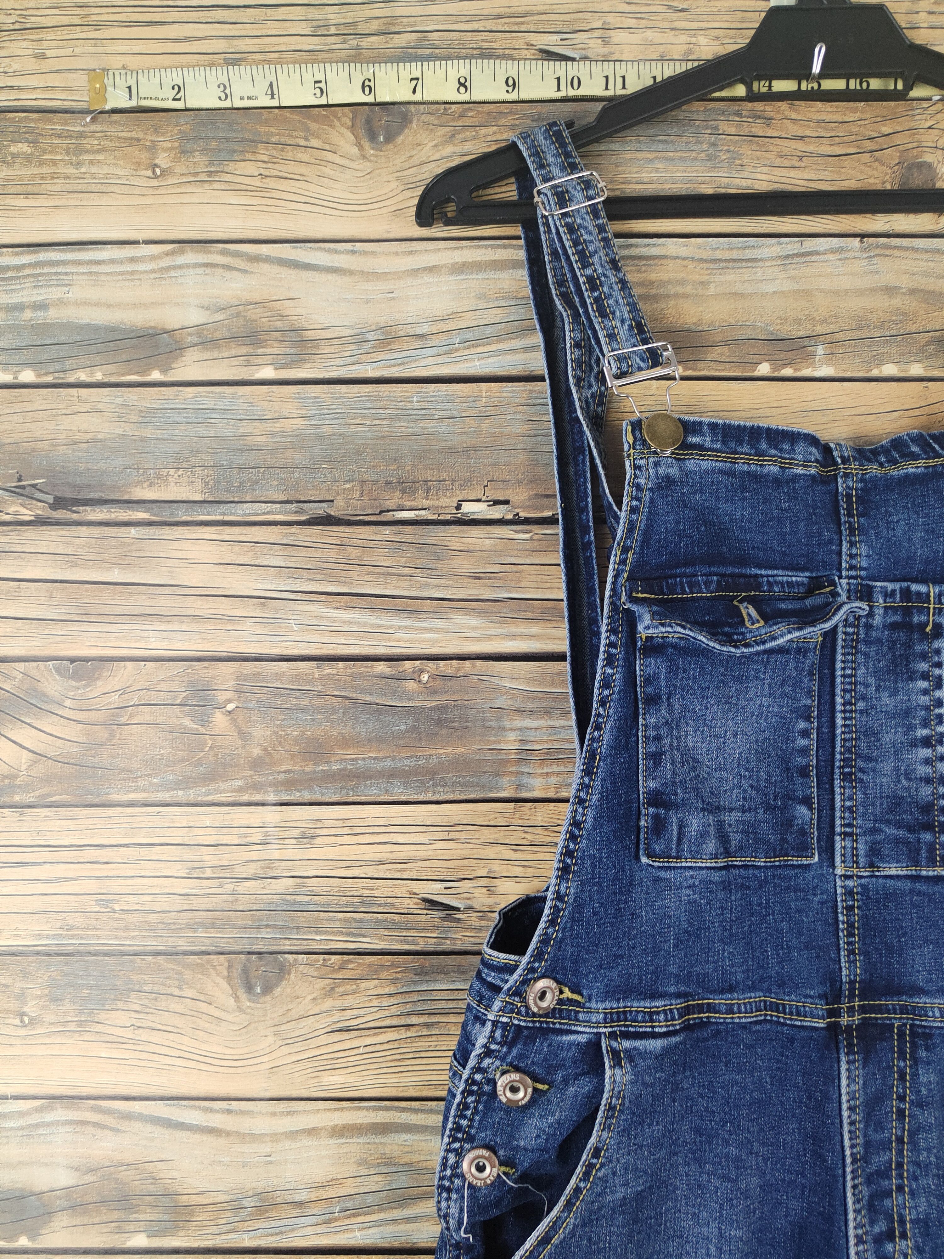 Japanese Brand × Vintage Vintage Japanese Brand Dark Blue Denim Jumpsuits Size 30" / US 8 / IT 44 - 3 Thumbnail