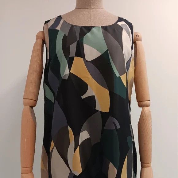 Lafayette 148 LAFAYETTE 148 NEW YORK Sleeveless Adela Silk Blouse - Med Size M / US 6-8 / IT 42-44 - 2 Thumbnail