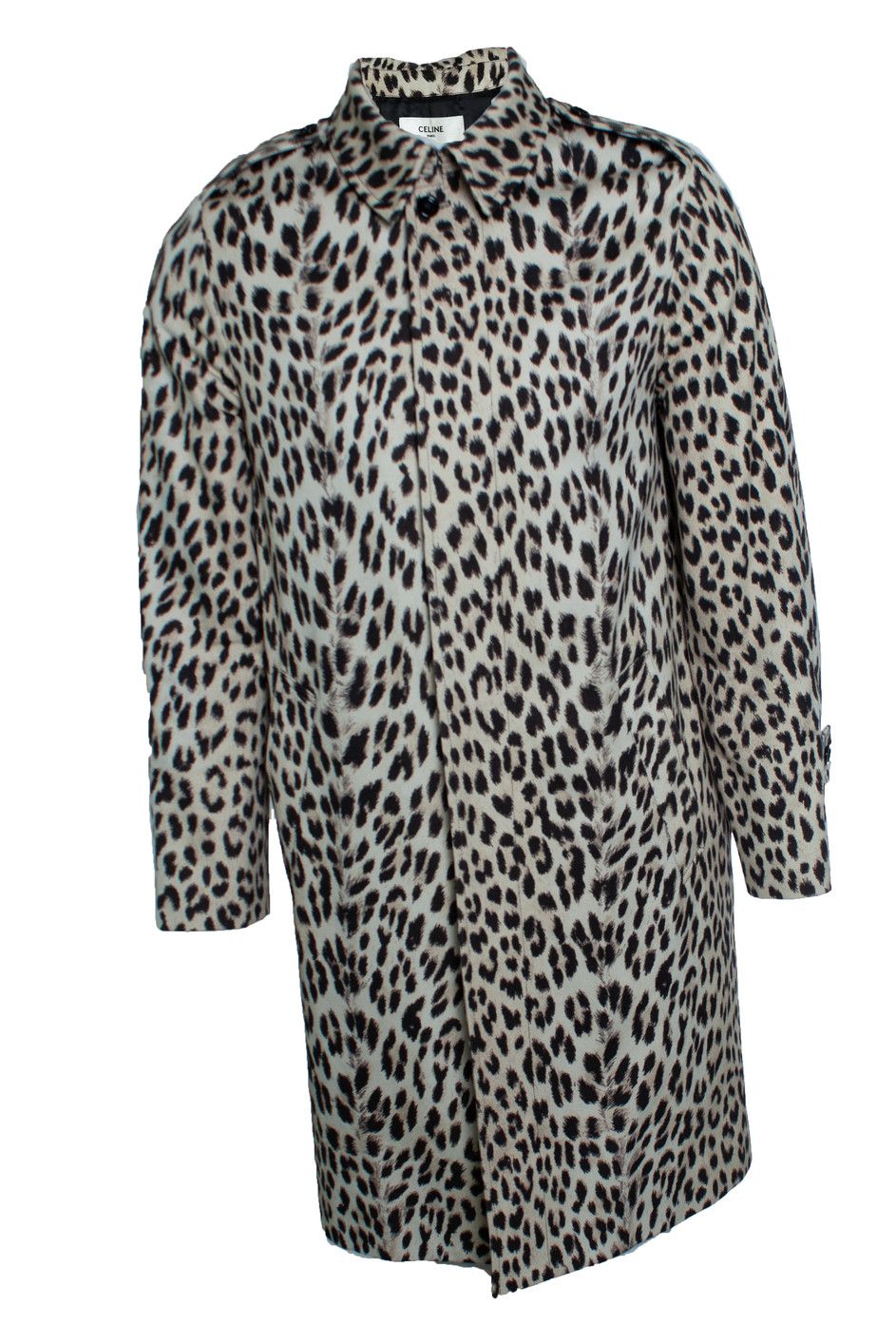 Celine Celine, Leopard print trench coat Size US M / EU 48-50 / 2 - 1 Thumbnail
