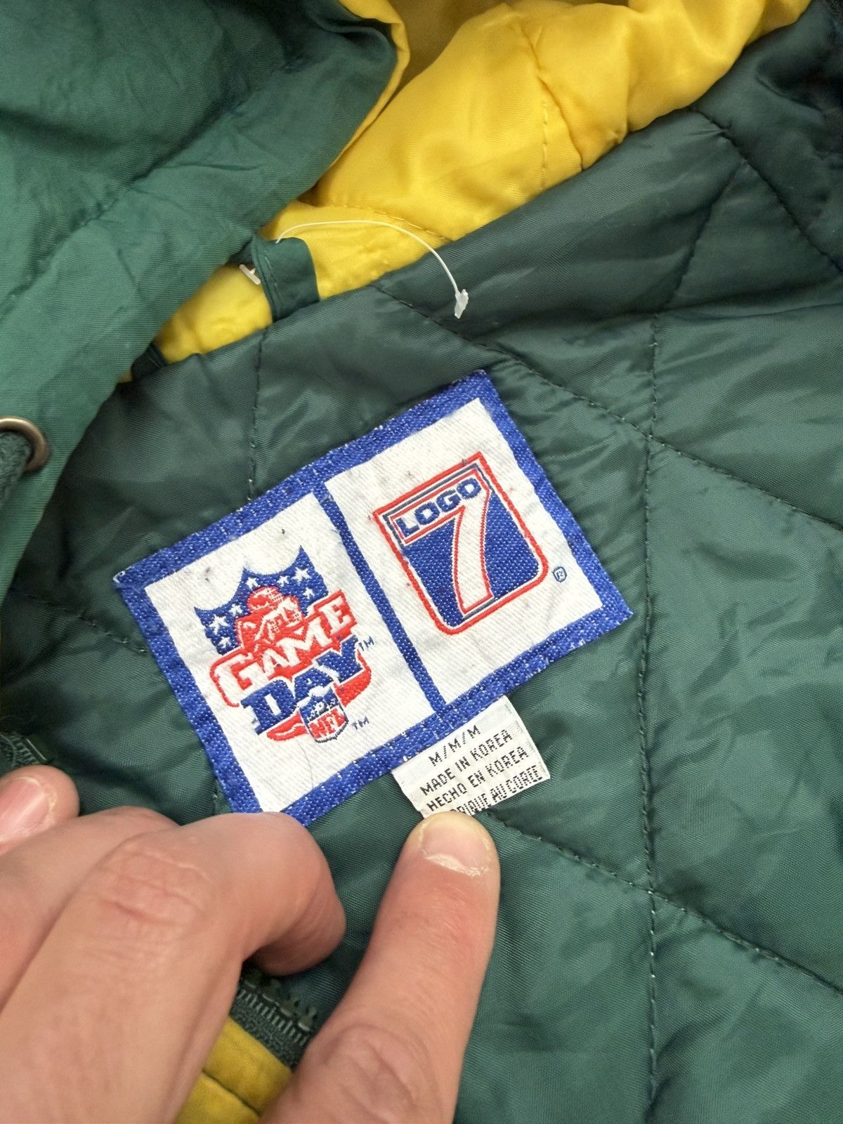Logo 7 Vintage 1990s Green Bay Packers NFL Game Day Logo Athletic Size US M / EU 48-50 / 2 - 10 Thumbnail