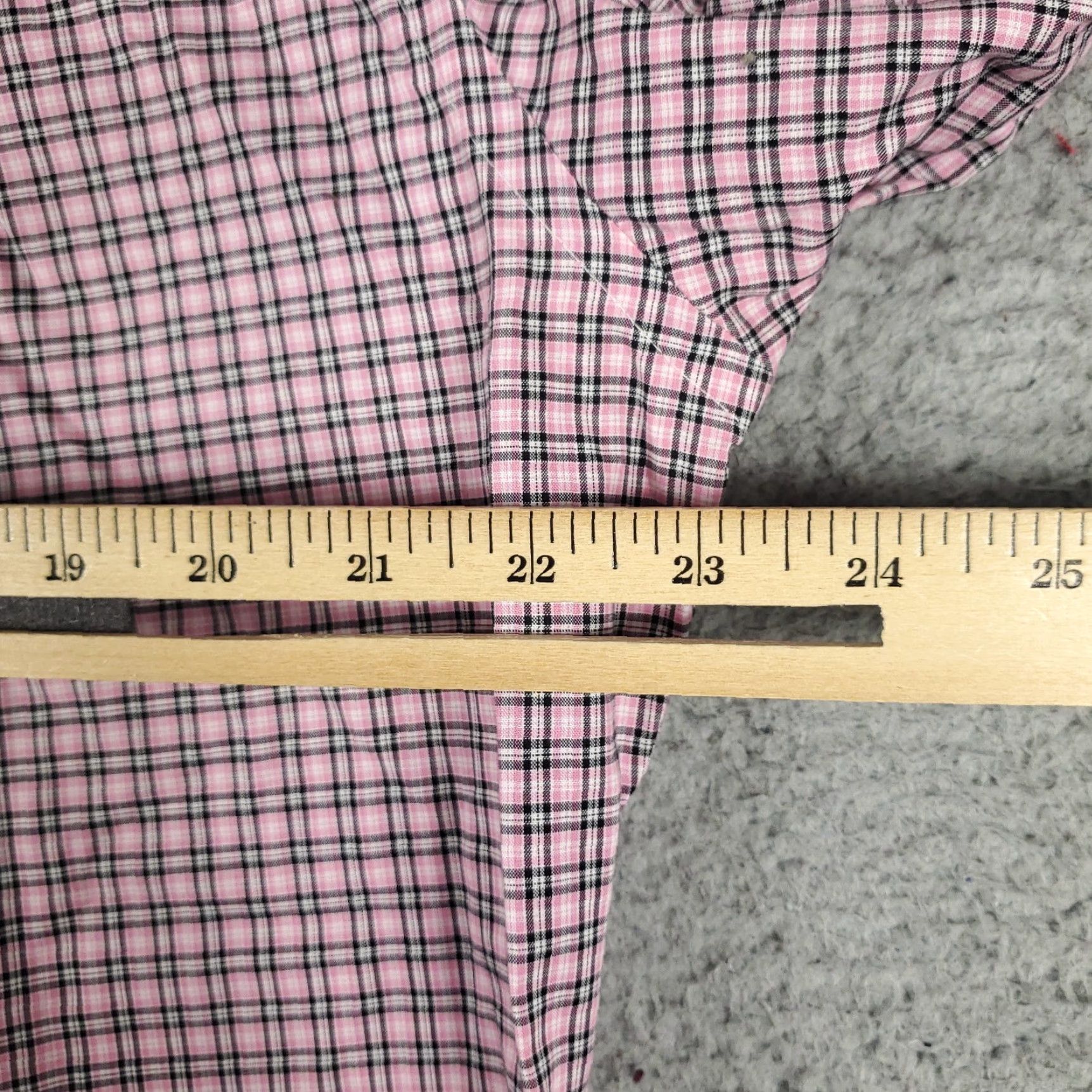 Ralph Lauren Ralph Lauren Shirt Mens 16.5 Pink Plaid Dress Button-Down Long Sleeve Adult Medium (Size 16.5) Pink Size 42R - 5 Thumbnail
