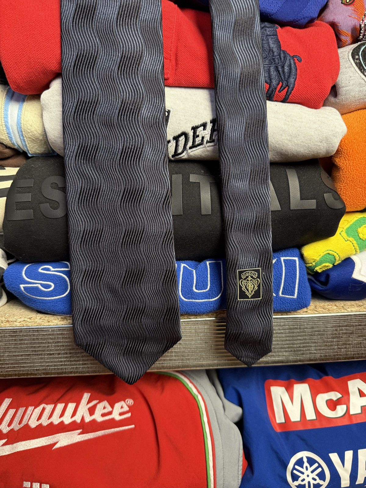 Gucci Vintage Gucci silk tie Size ONE SIZE - 3 Thumbnail