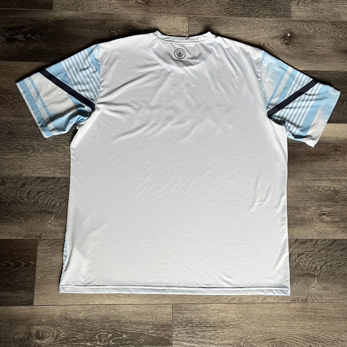 Puma Vintage Manchester City Pre-Match DryCell Soccer Jersey Home Size US XL / EU 56 / 4 - 5 Thumbnail