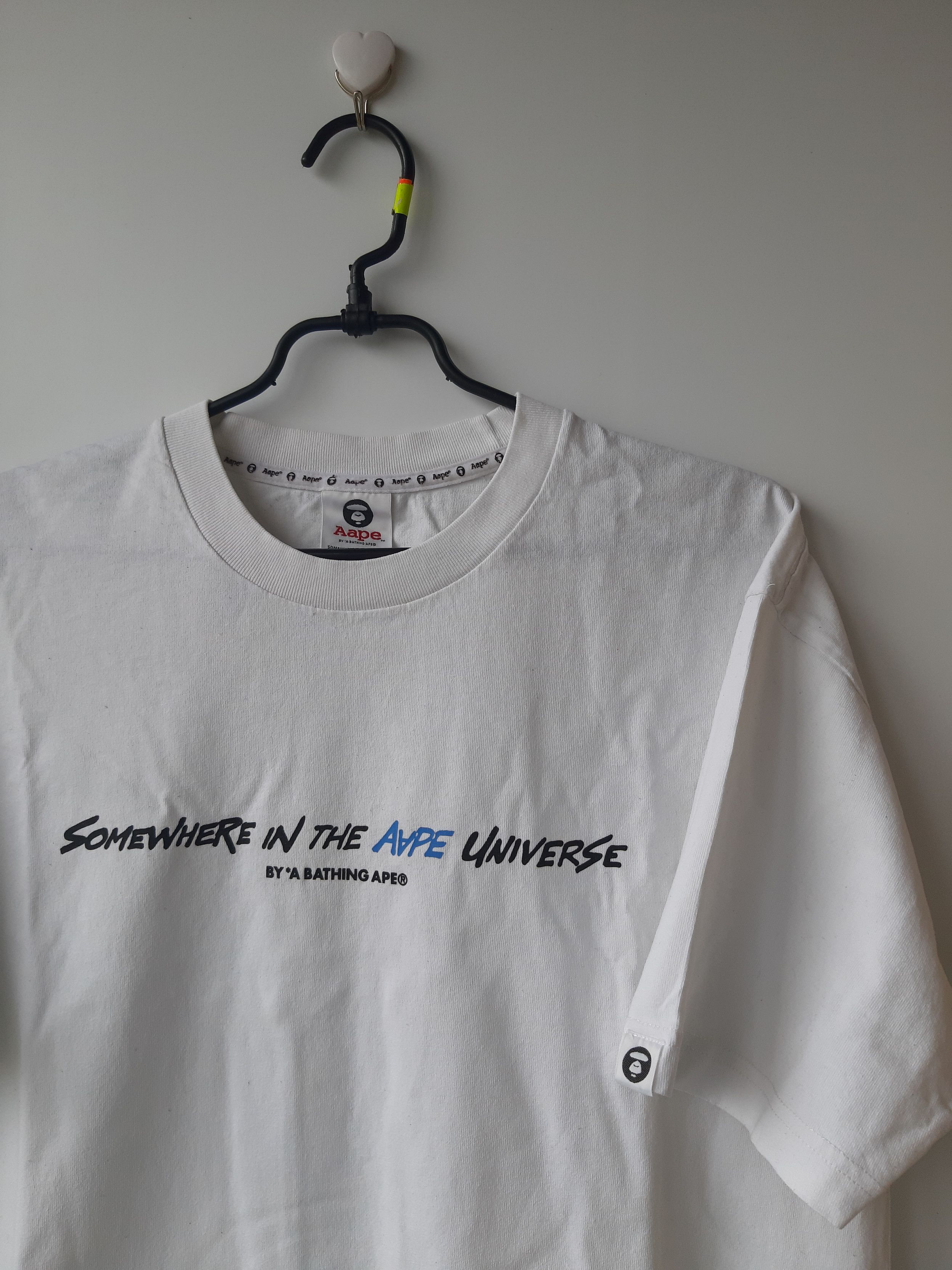 Aape × Bape Vintage Ape T-shirts Somewhere in the Ape Universe Tee Size US L / EU 52-54 / 3 - 2 Thumbnail