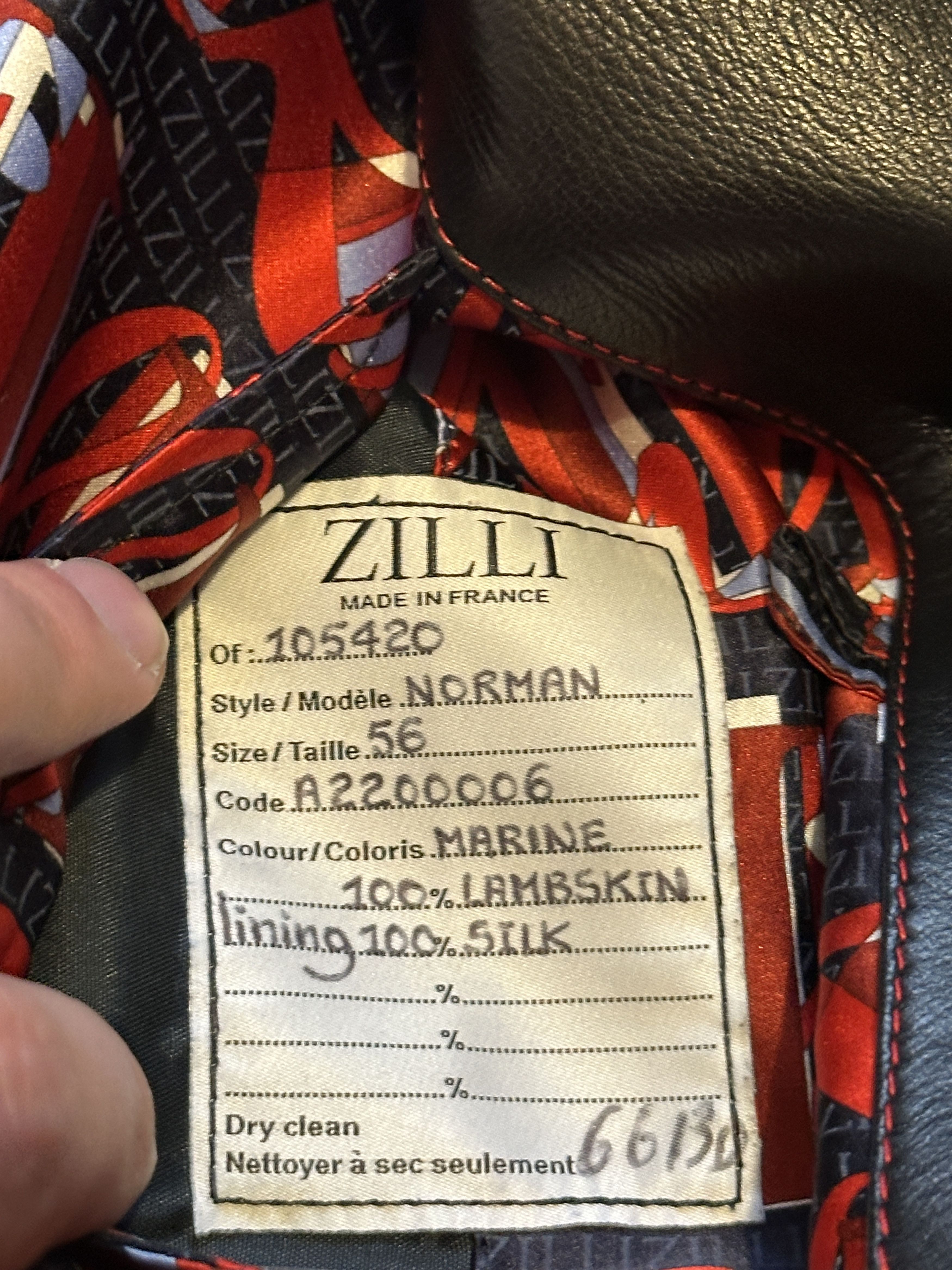 Zilli RRP 7000$ Zilli bomber leather jacket France lambskin silk Size US XL / EU 56 / 4 - 9 Thumbnail