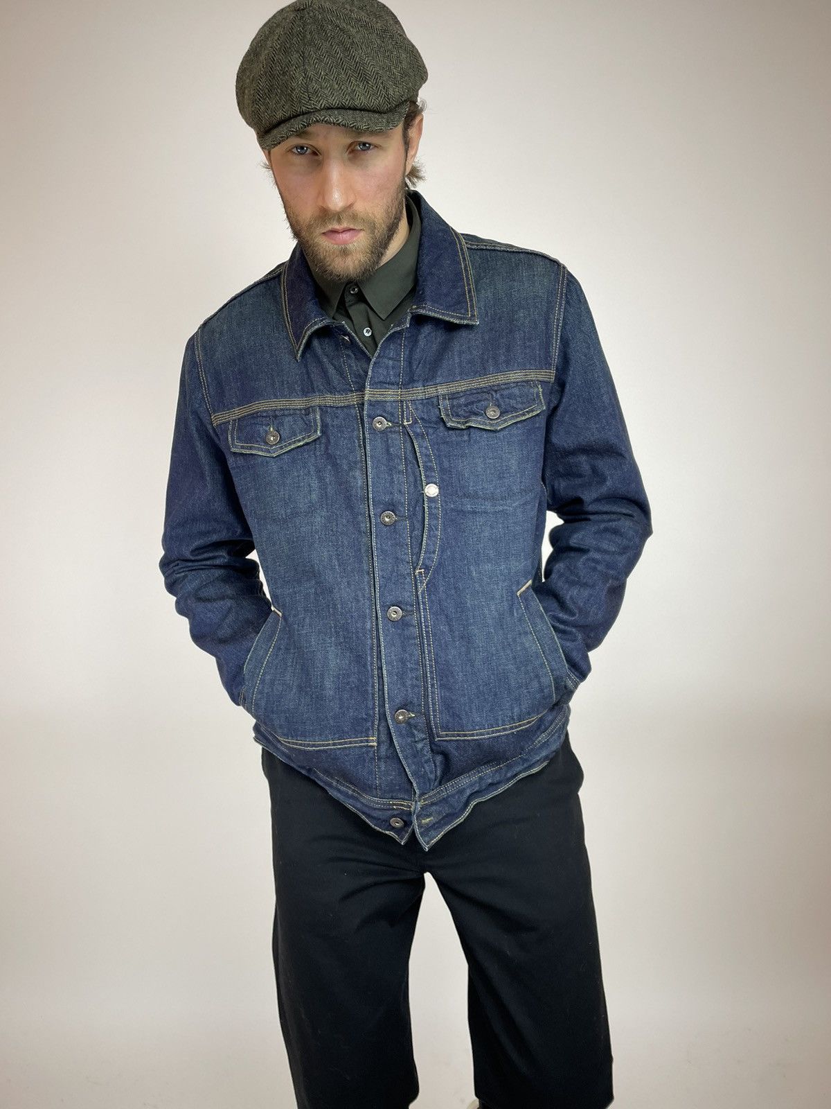 Timberland Timberland Denim Sherpa Jacket Mens size XL Size US XL / EU 56 / 4 - 2 Thumbnail