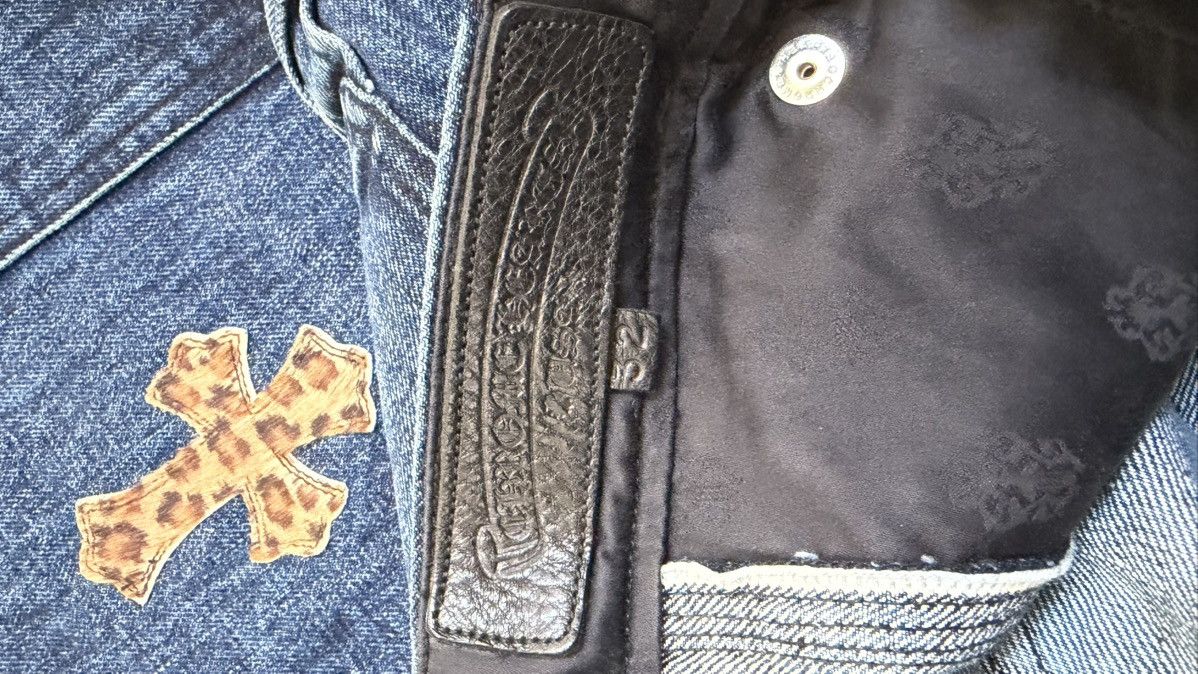 Chrome Hearts RARE!!Chrome Hearts Turbo Diesel Cross Patch Carpenter Jeans Size US 32 / EU 48 - 13 Thumbnail