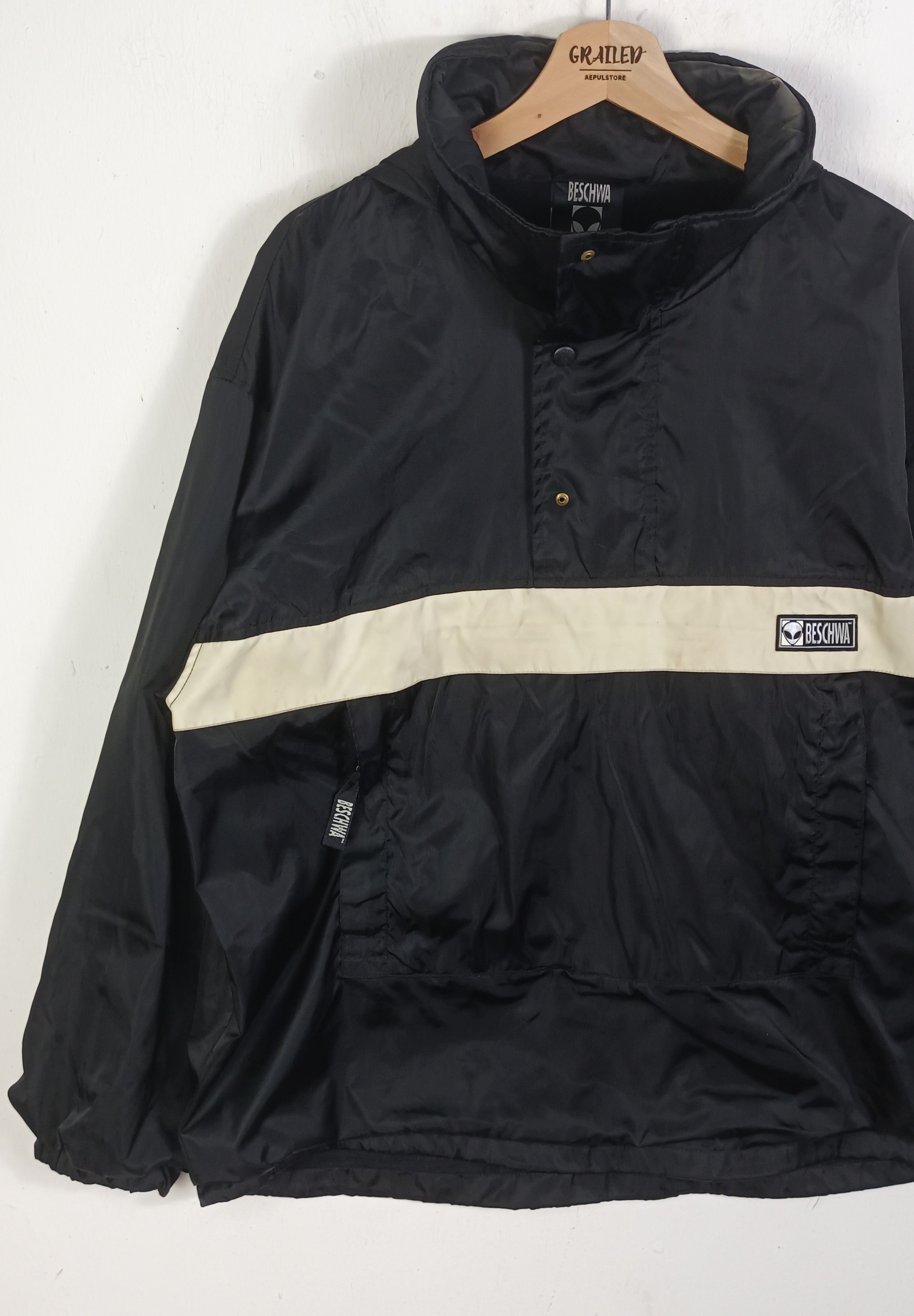 Alien Workshop Vintage Beshwa Nevada USA Anorak Jacket Size US XL / EU 56 / 4 - 4 Thumbnail