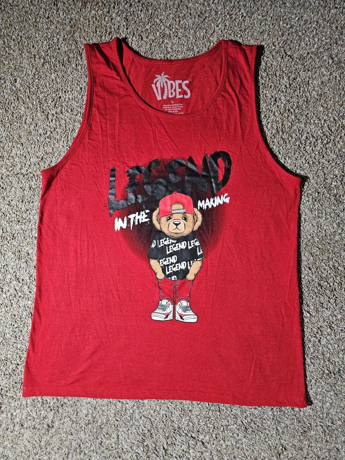 Vineyard Vines Legend in the making VIBES Bailey Apparel tank top Large Size L / US 10 / IT 46 - 1 Thumbnail