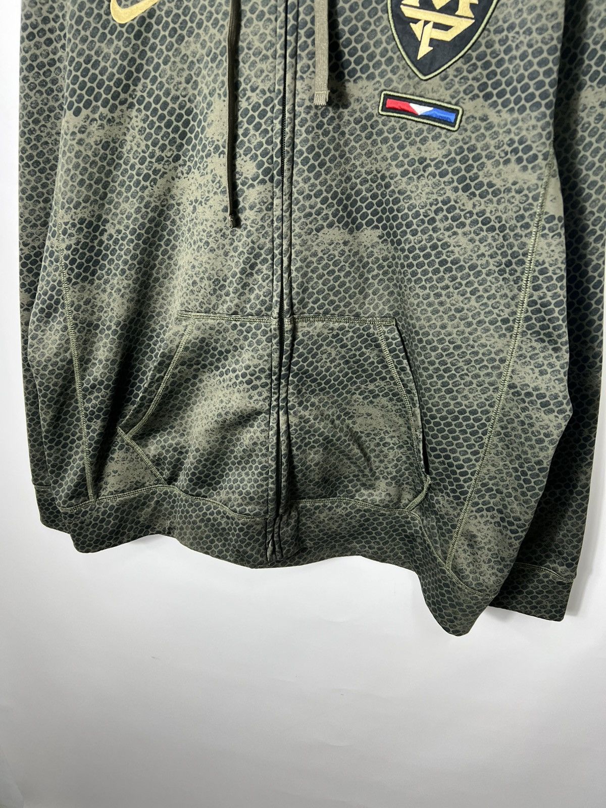 Nike Vintage Nike Manny Pacquiao Rare Pac-Man KO Zip-up Hoodie Size US XL / EU 56 / 4 - 3 Thumbnail