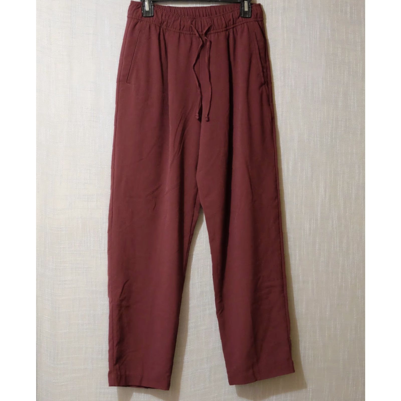 Old Navy Old Navy High-Rise Billie Pants Womens S Wine Pockets Comfort Waistband Size 28" / US 6 / IT 42 - 2 Thumbnail