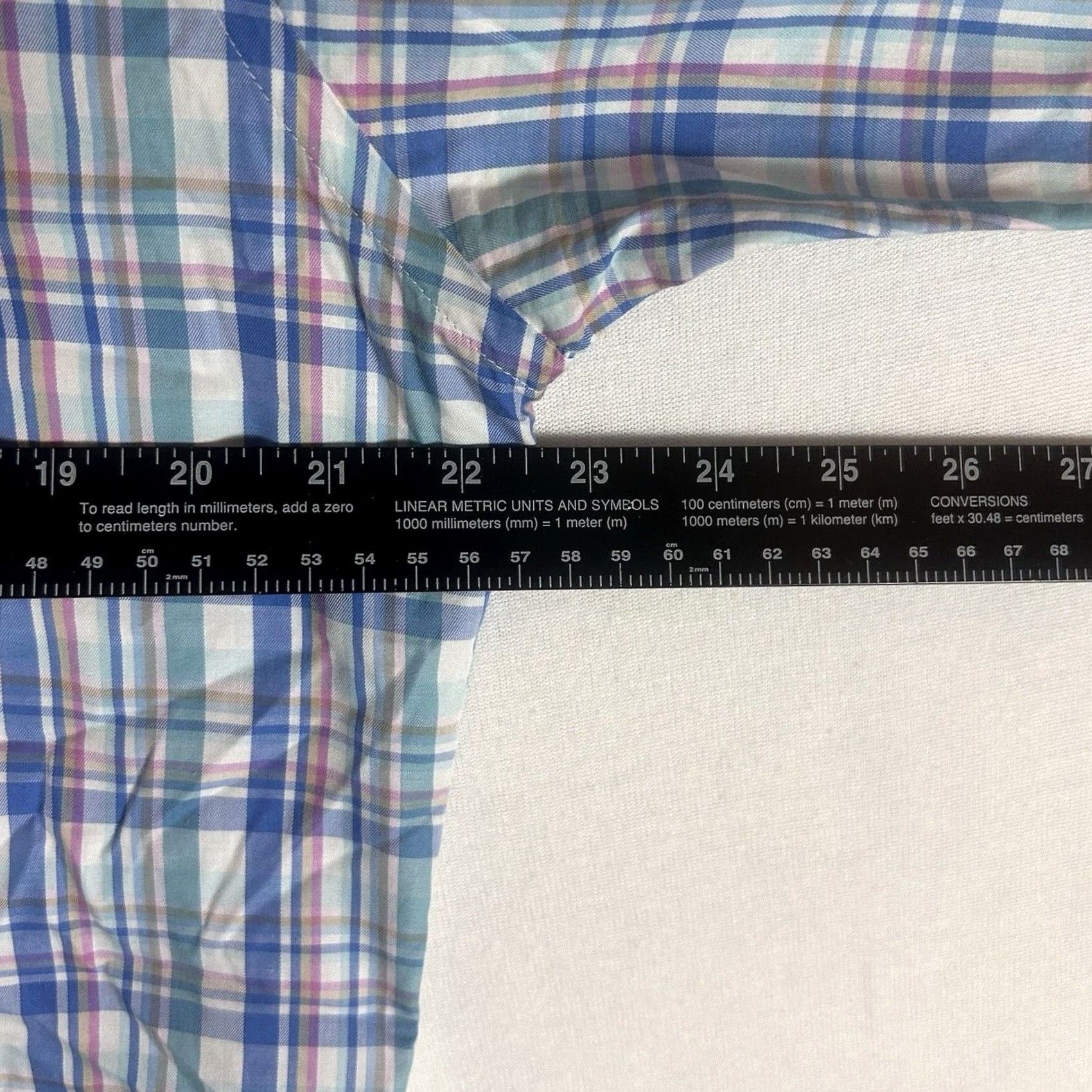 Peter Millar Peter Millar Button-Up Shirt Mens Medium Blue Plaid Long Sleeve Casual Size US M / EU 48-50 / 2 - 7 Thumbnail