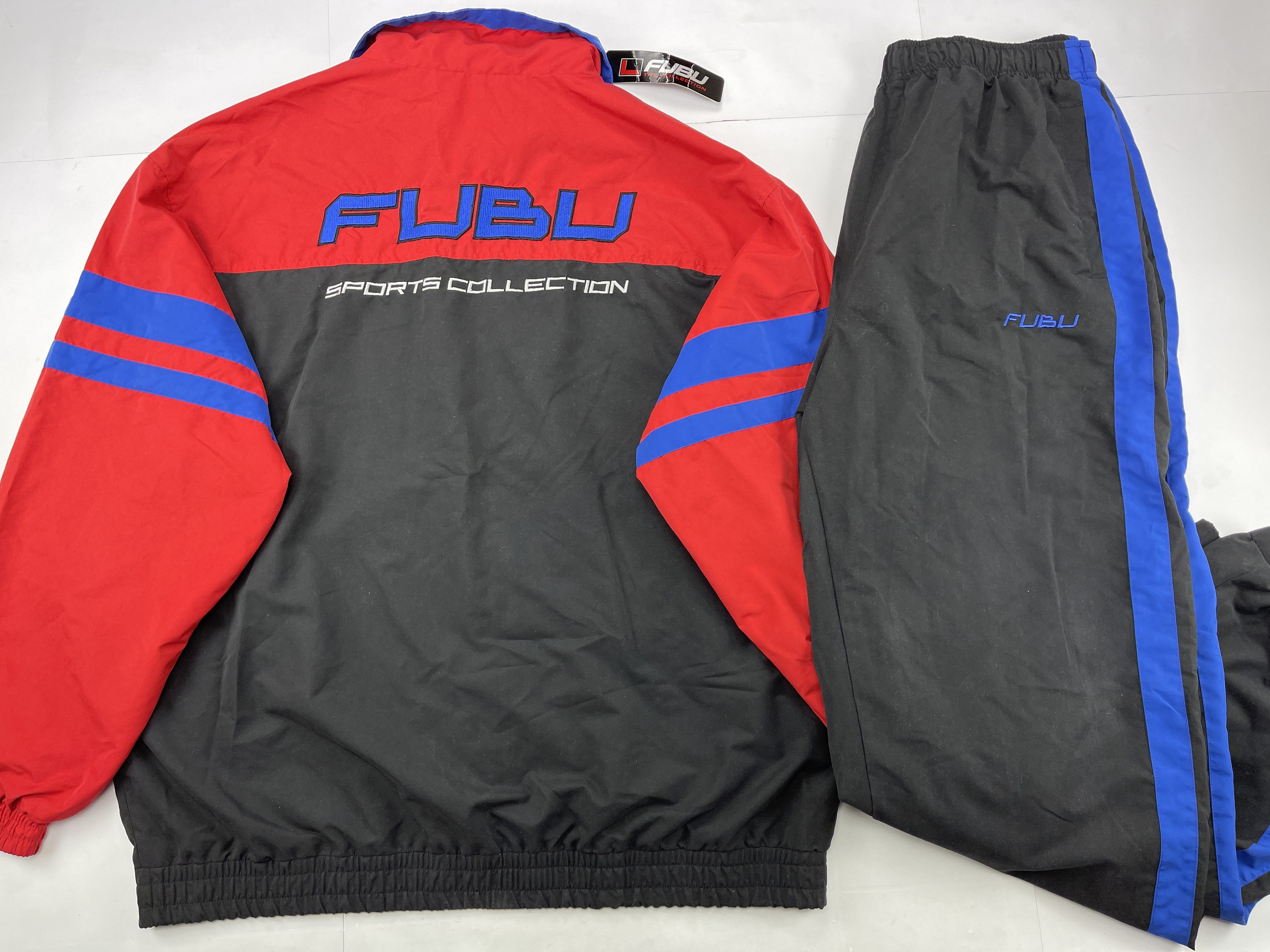 Fubu FUBU tracksuit, baggy track suit jacket and pants set 90s XL Size US XL / EU 56 / 4 - 1 Thumbnail
