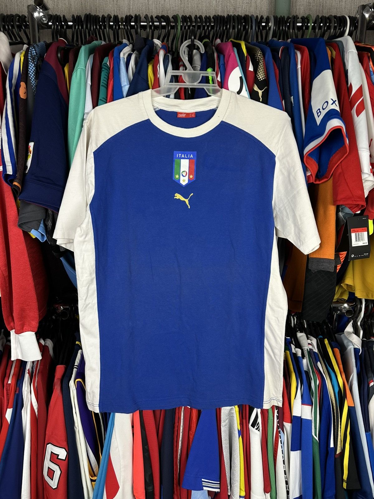Puma Italia 2006 Puma Football Soccer Shirt jersey cotton sz XL Size US XL / EU 56 / 4 - 1 Thumbnail