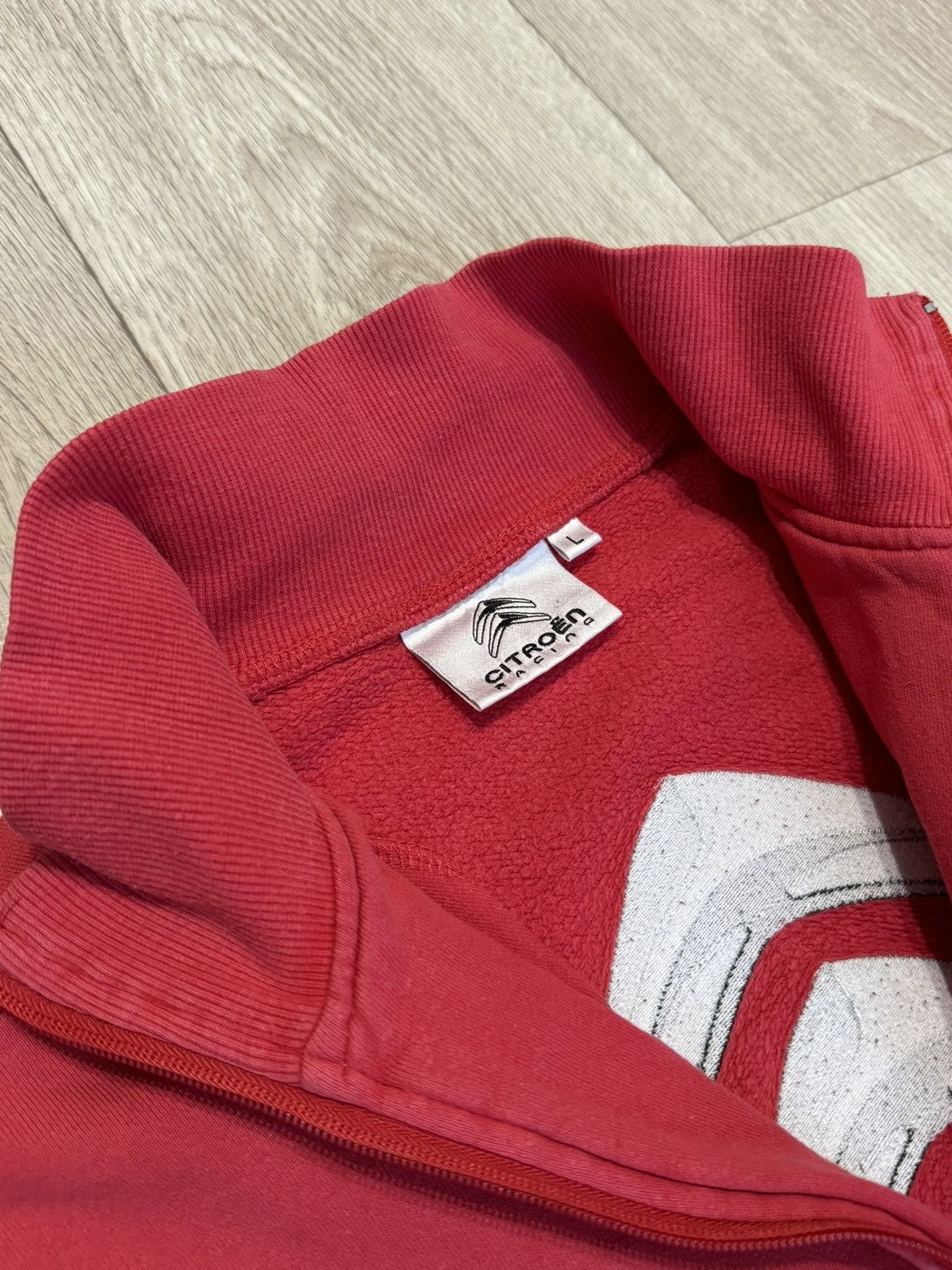 Vintage 🔷Vintage Citroen Racing Zip Fleece Sweatshirt 90s🔷 Size US L / EU 52-54 / 3 - 6 Thumbnail