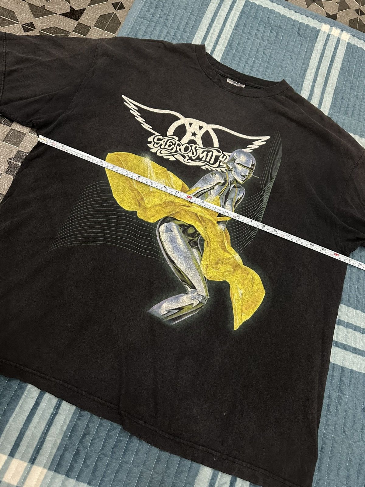 Club Sorayama Vintage 2001 Aerosmith Just Push Play By Hajime Sorayama Tee Size US XXL / EU 58 / 5 - 22 Thumbnail